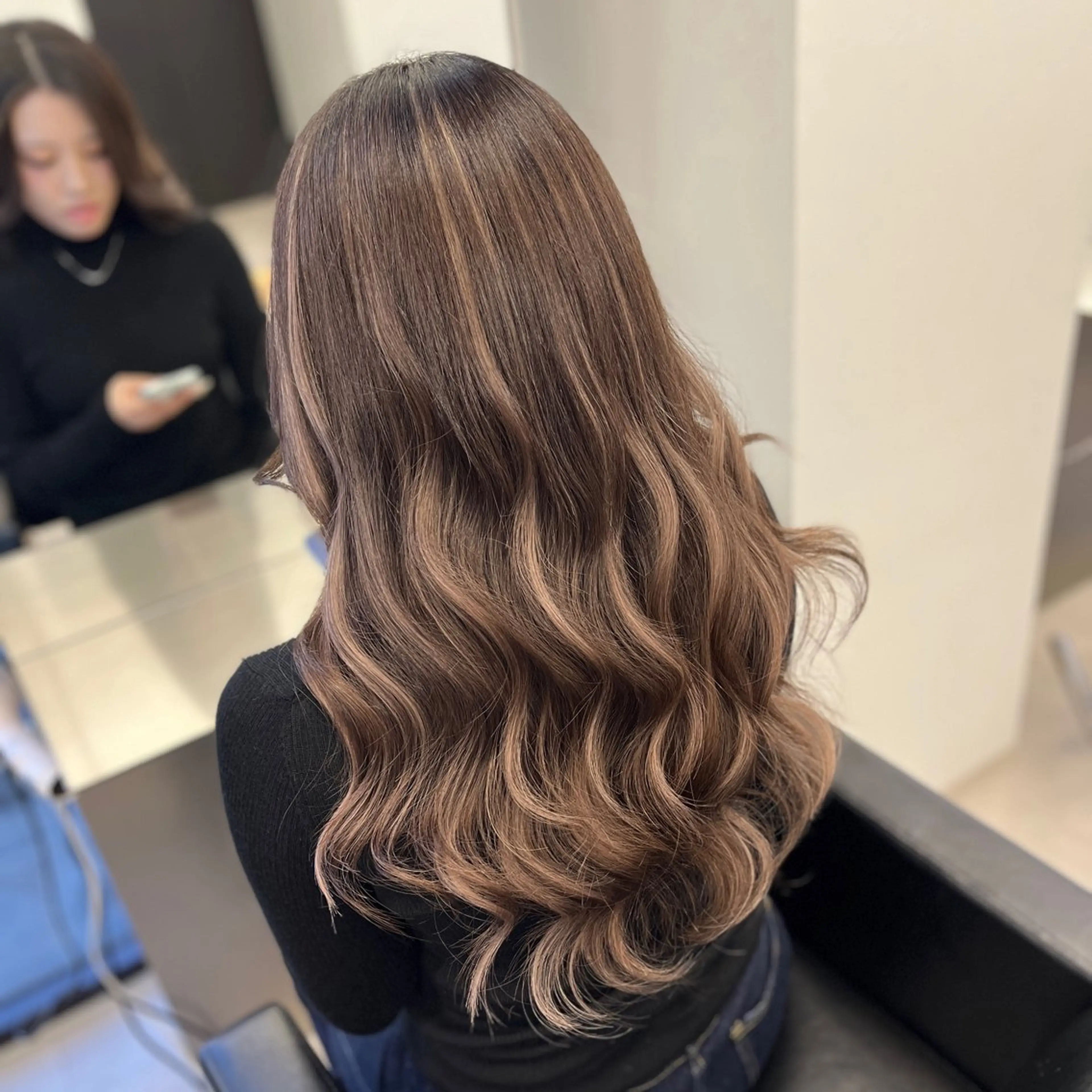 エクステ MOMOKA /　Lapis大名店のヘアスタイル