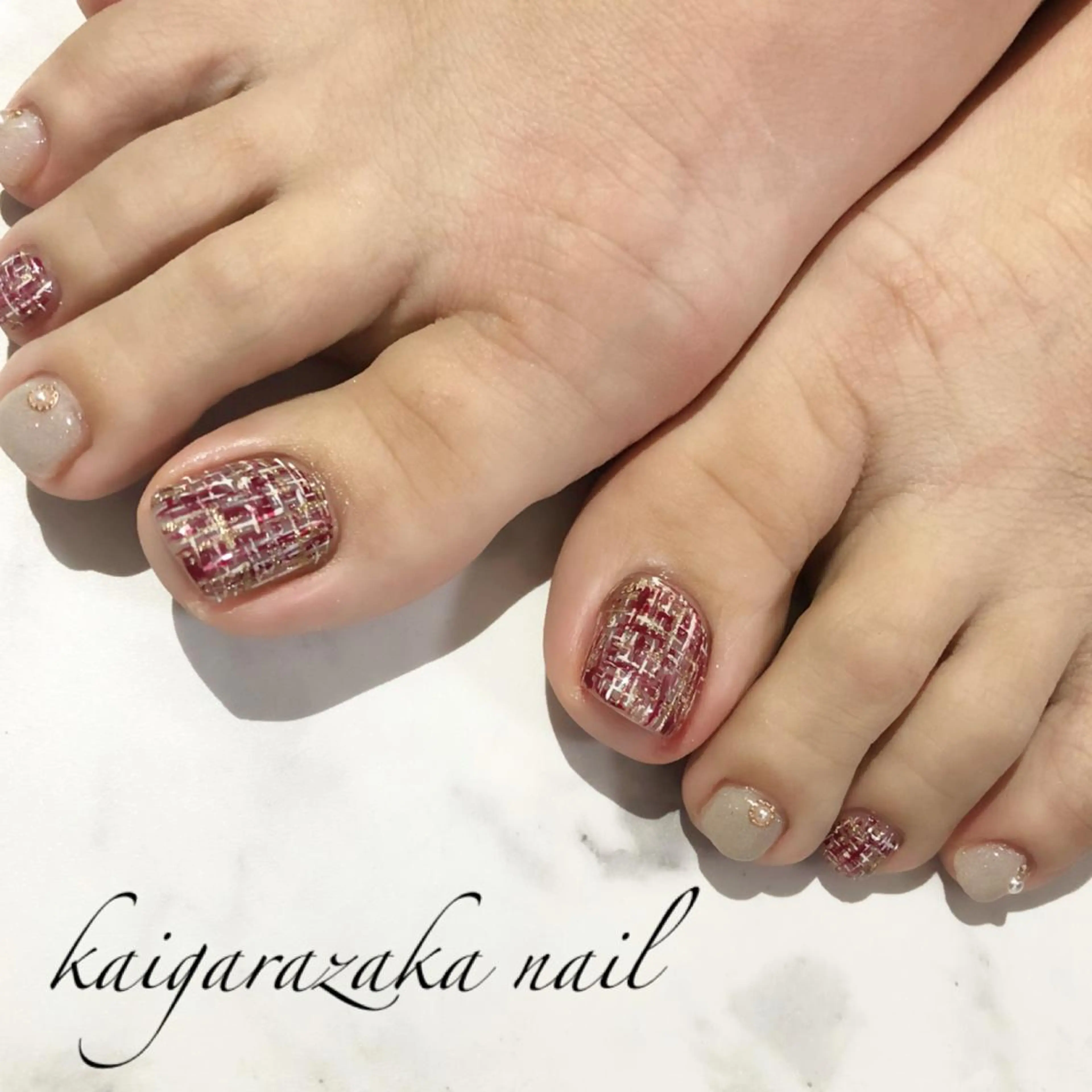 ネイル フットネイル ツイードネイル エステティックサロン Liente(リアンテ）所属・Hashimoto .のエステ・リラクイメージ