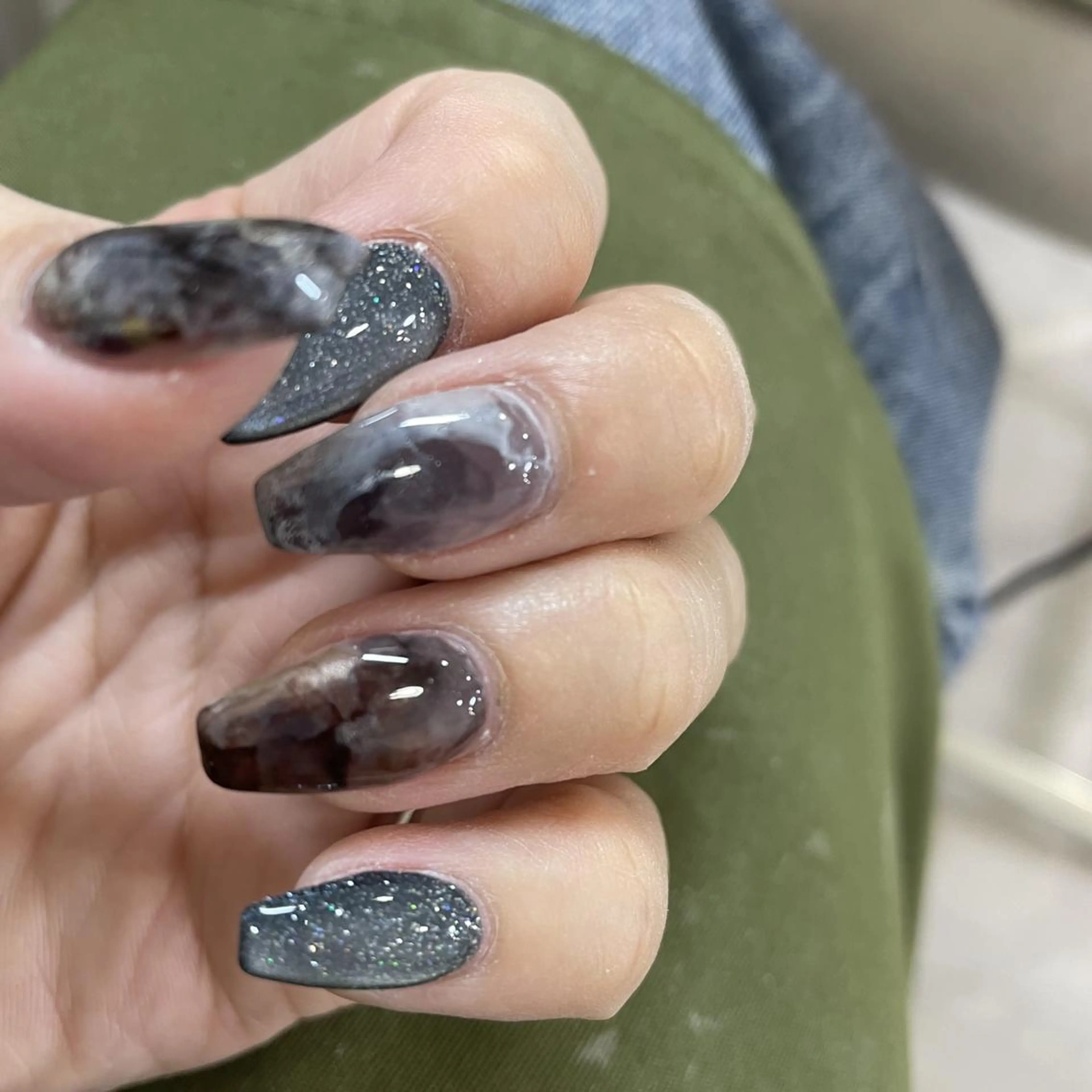 ネイル ハンドネイル フットネイル p.o.n. nuance/個性的のネイルデザイン