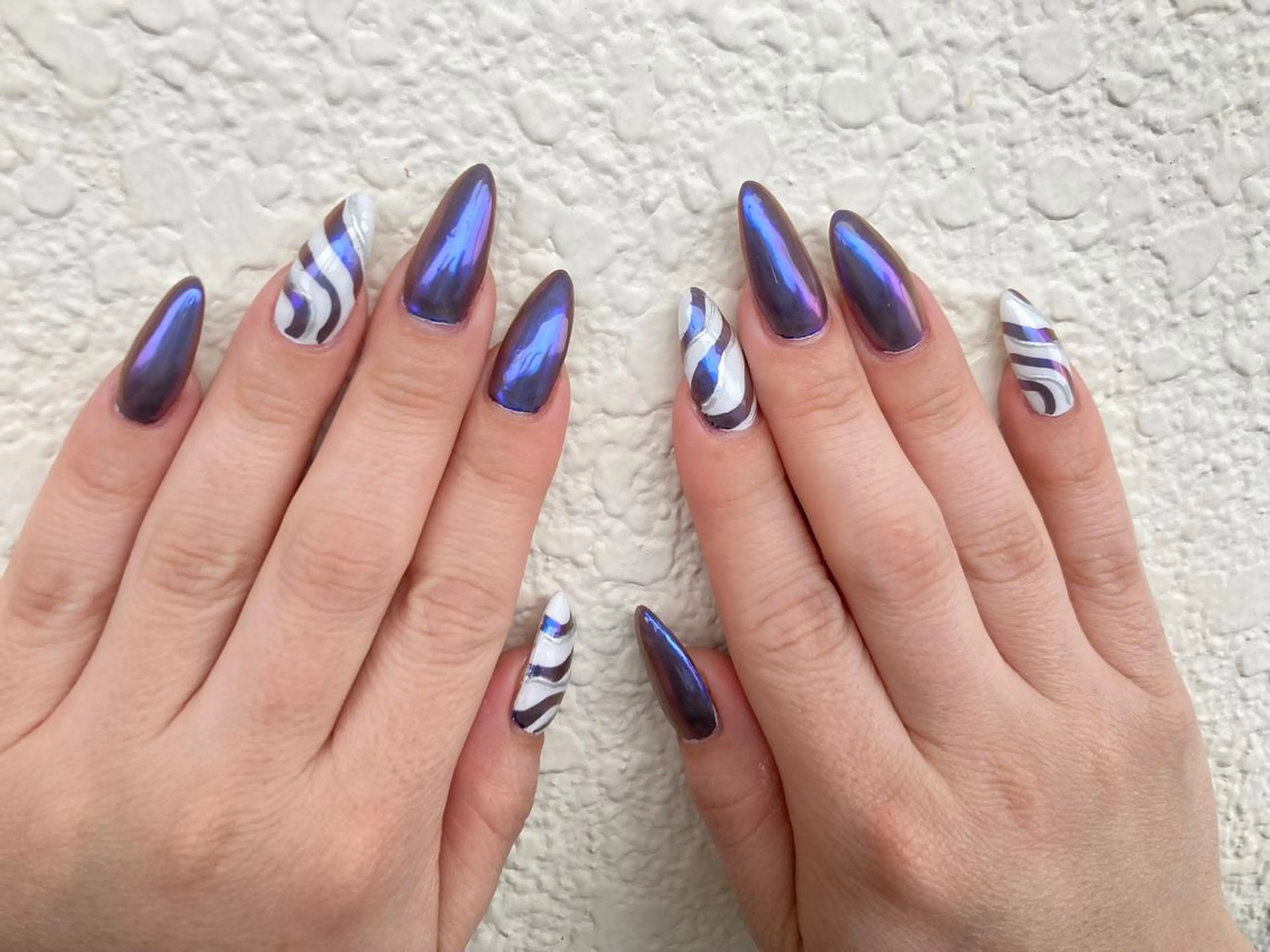 ロング ネイル ハンドネイル ✴︎ Delightのネイルデザイン