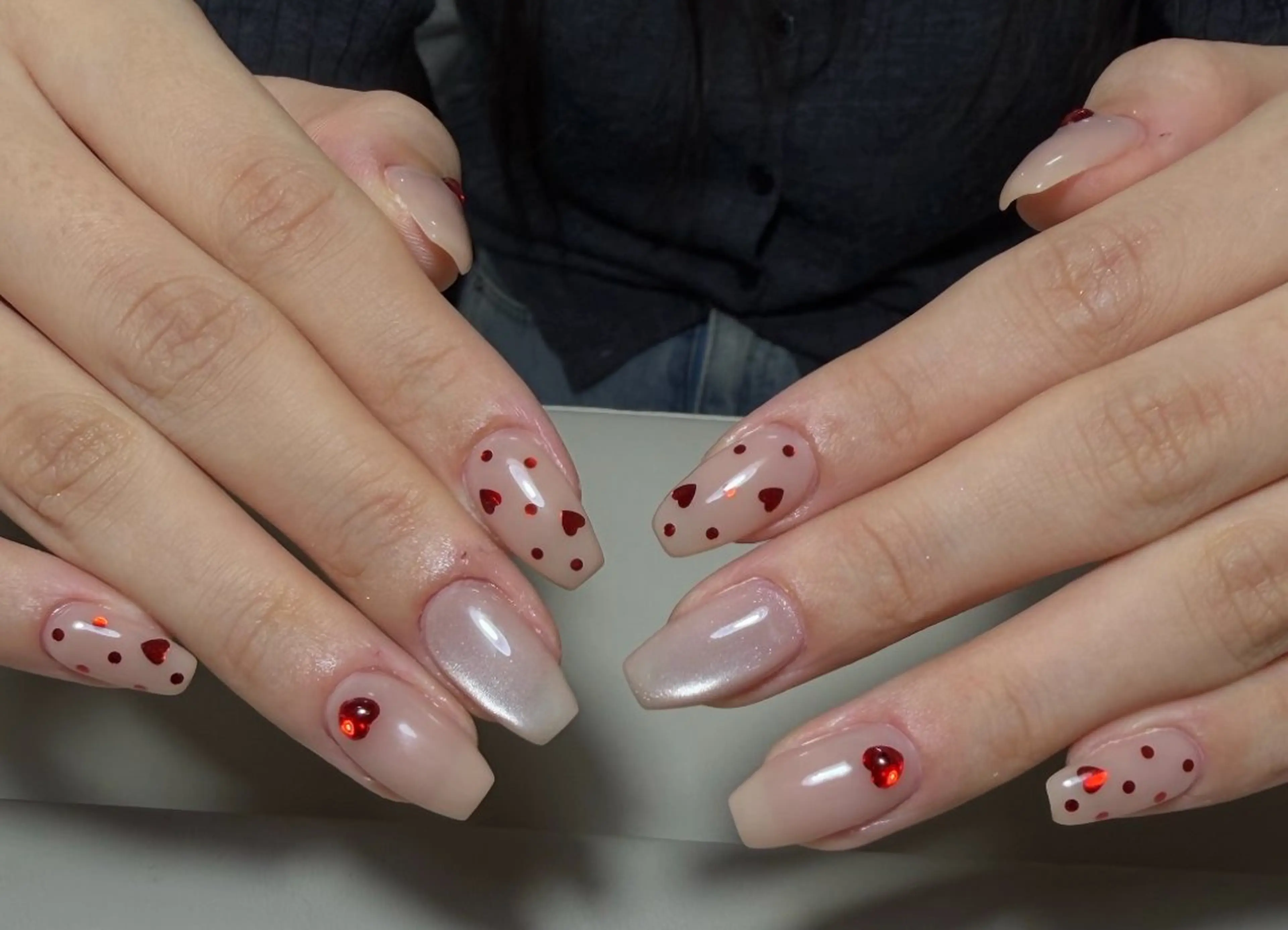 ネイル アートネイル べっ甲ネイル チークネイル 成人式 長さ出し ハンドネイル ハンドケア For you. Nail Salonのネイルデザイン