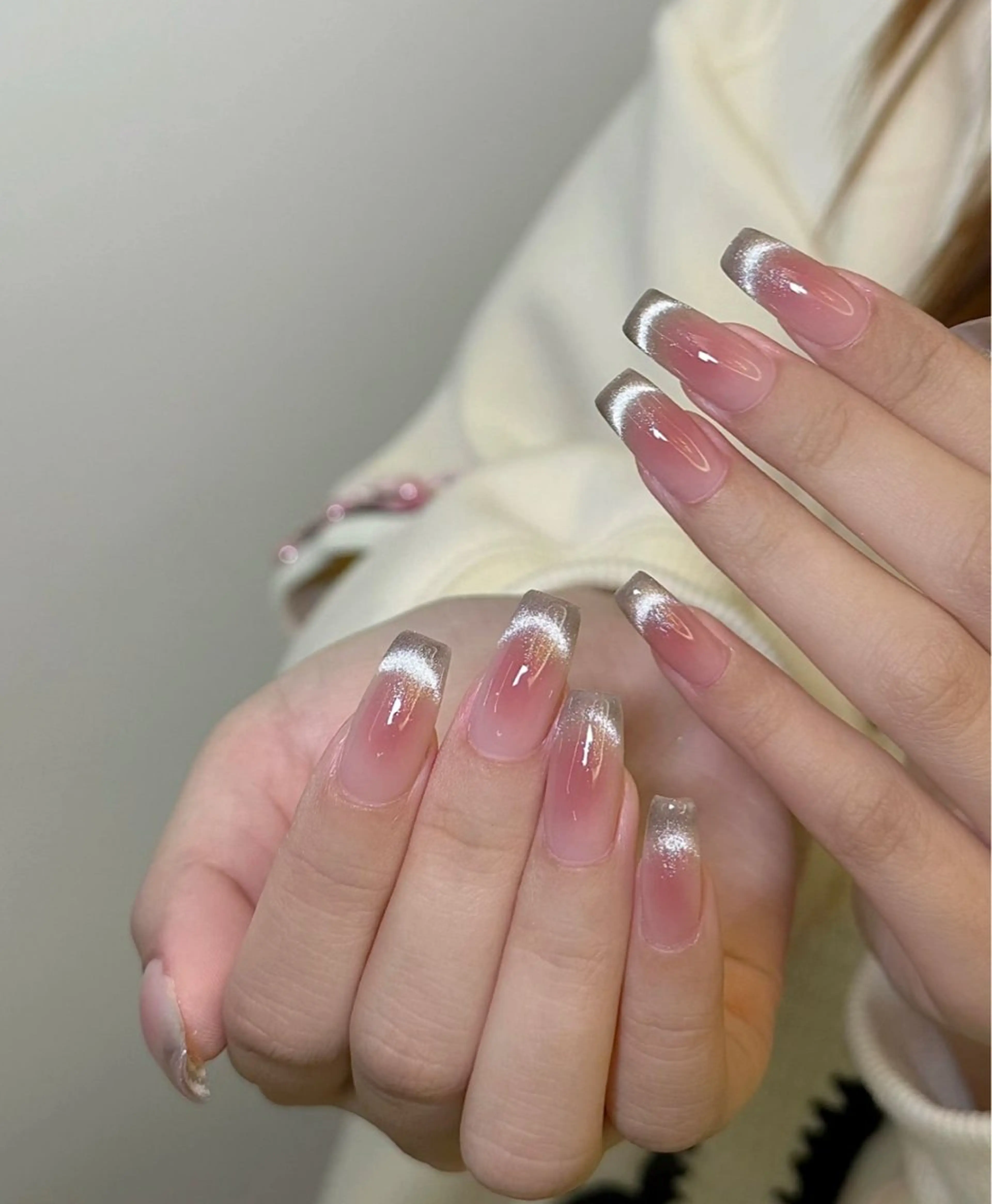 ネイル ハンドネイル M🌷nail 長さだし専門店のネイルデザイン