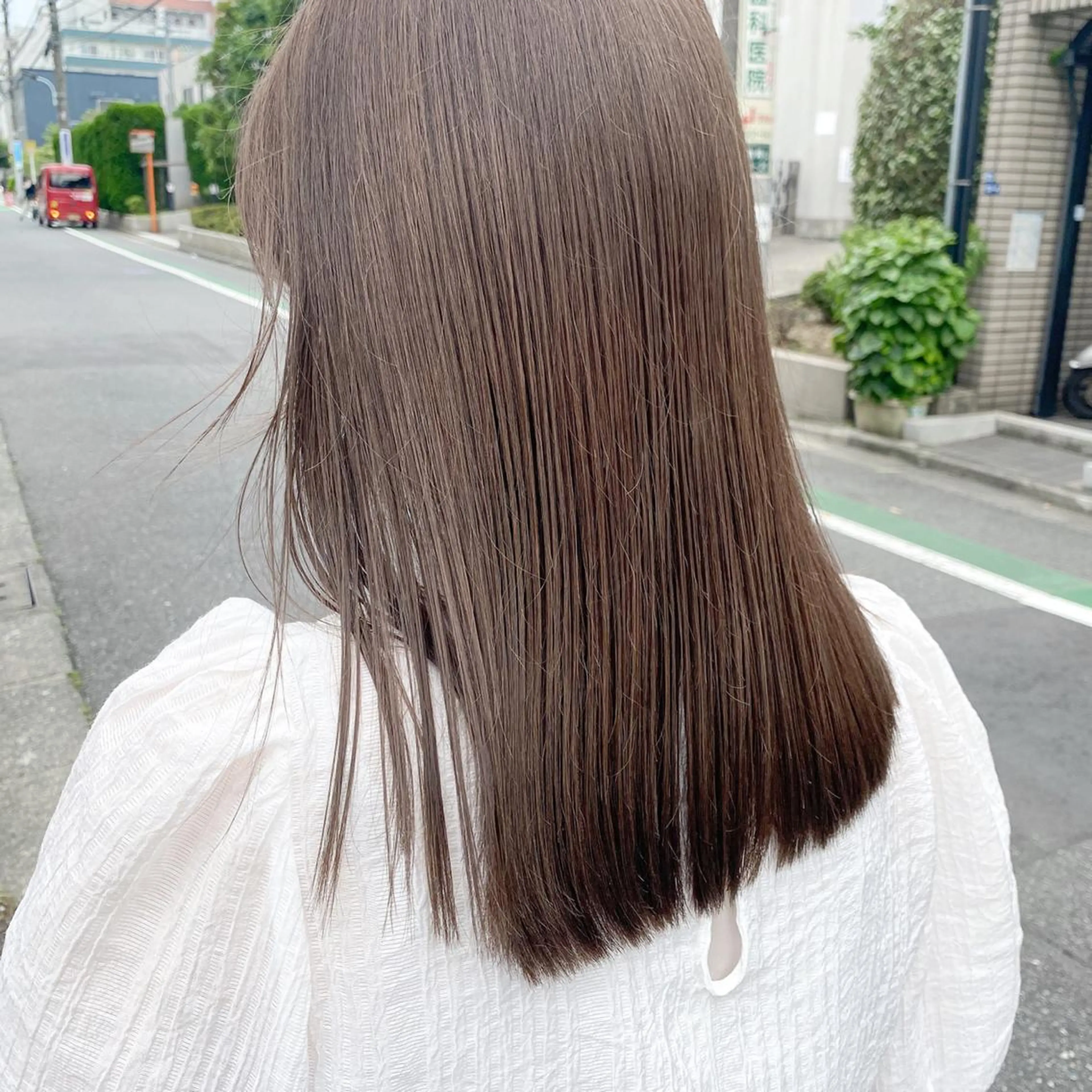 セミロング カラー カット ヘアカラー トリートメント kohana 🎀韓国ヘア🎀🤍のヘアスタイル