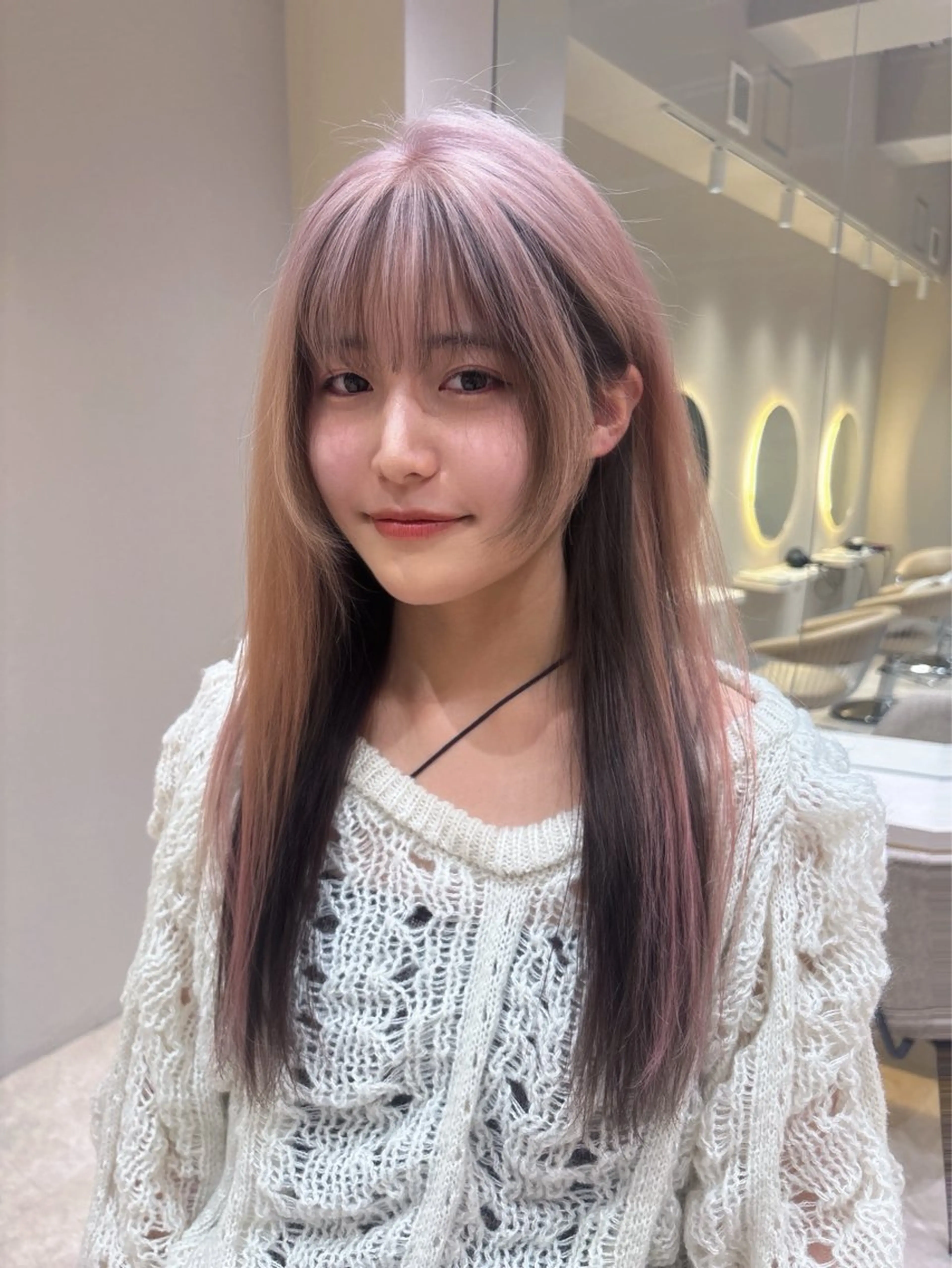 ロング ヘアカラー ブリーチ🌟リタッチ 🎠KANON🎡のヘアスタイル