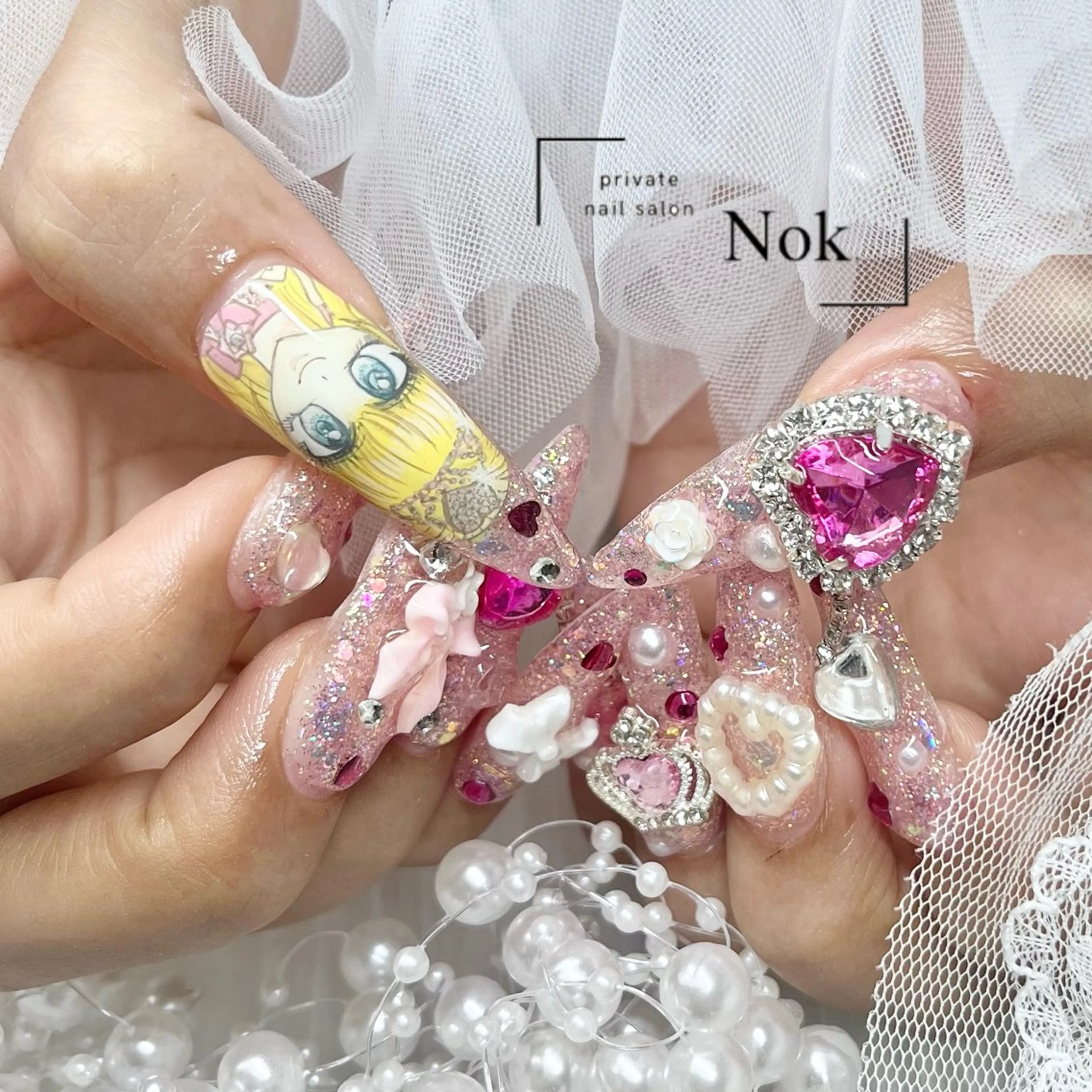 ネイル ハンドネイル 池袋痛ネイル Nok. 渡辺のネイルデザイン