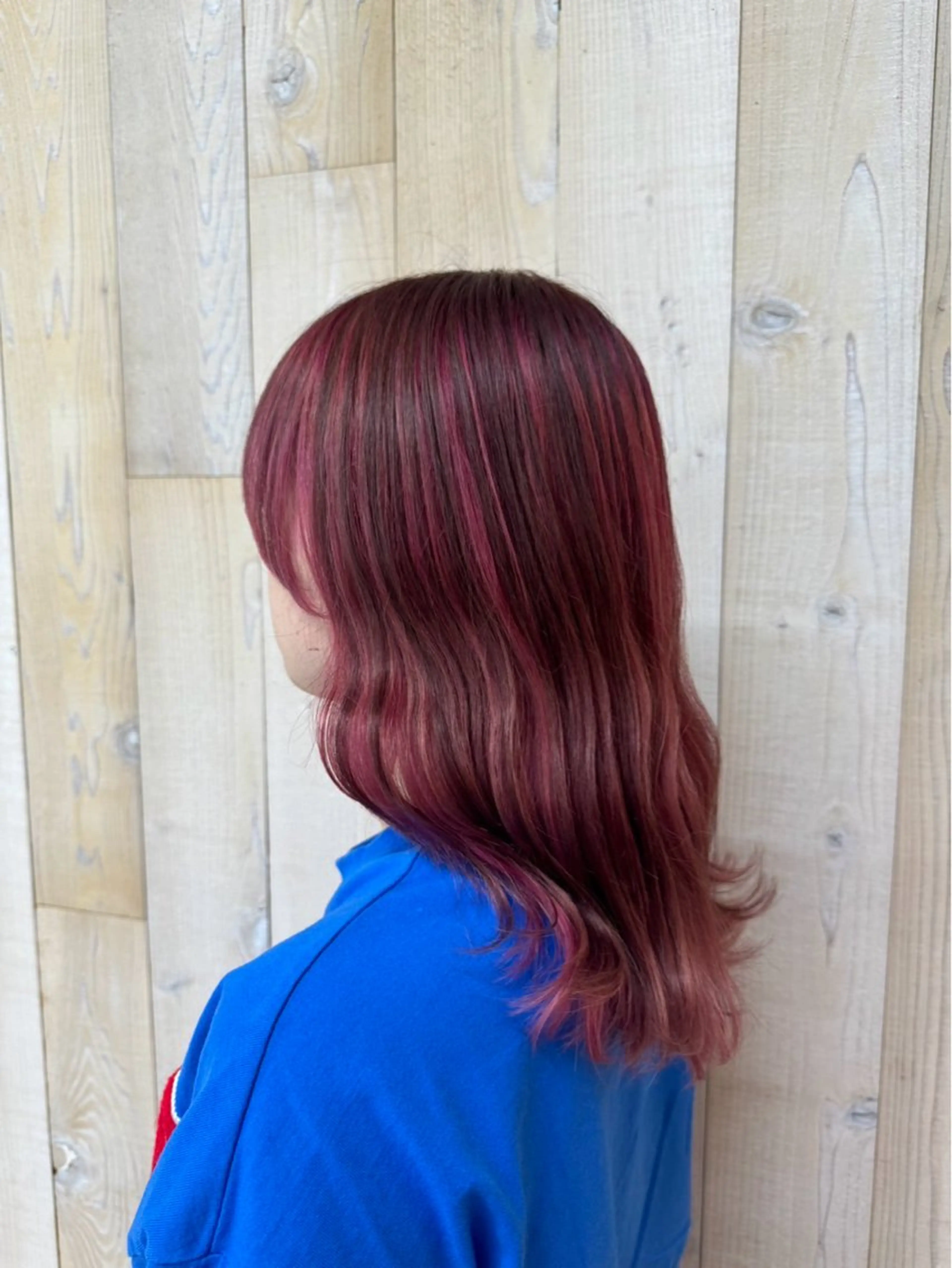 セミロング カラー ダブルカラー 渡邊 乃愛のマツエク・マツパデザイン