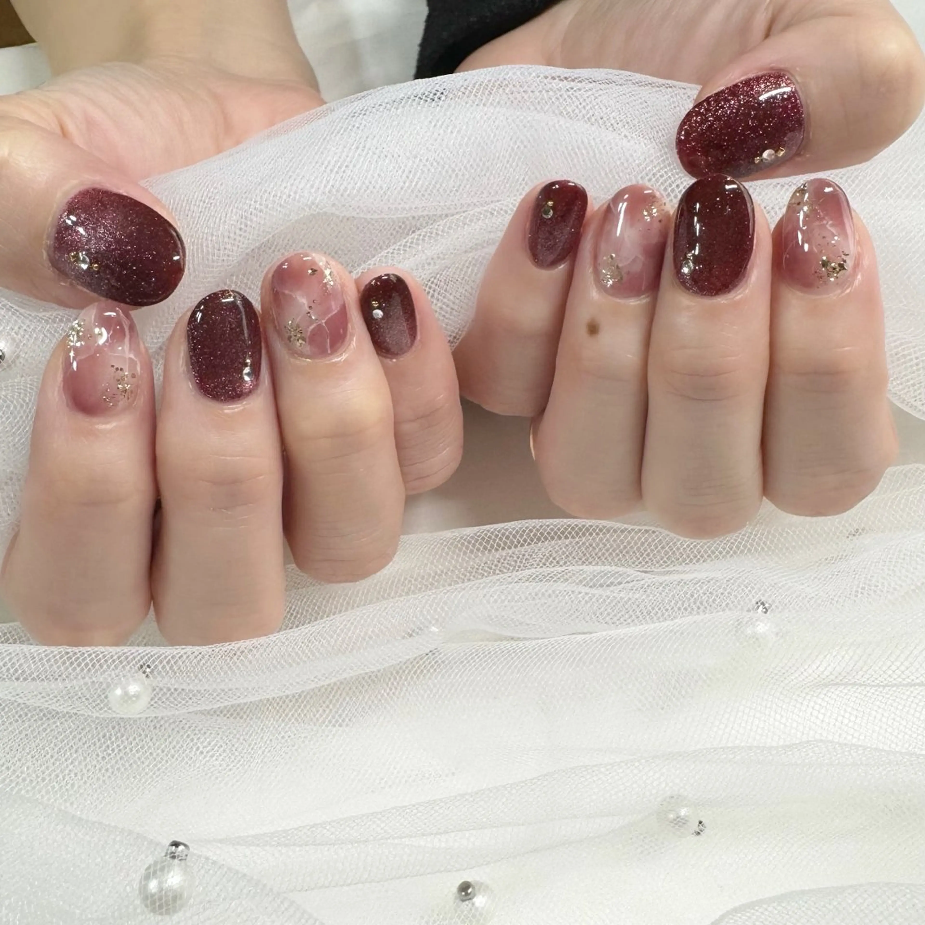 ネイル ジェルネイル 東 千夏のネイルデザイン