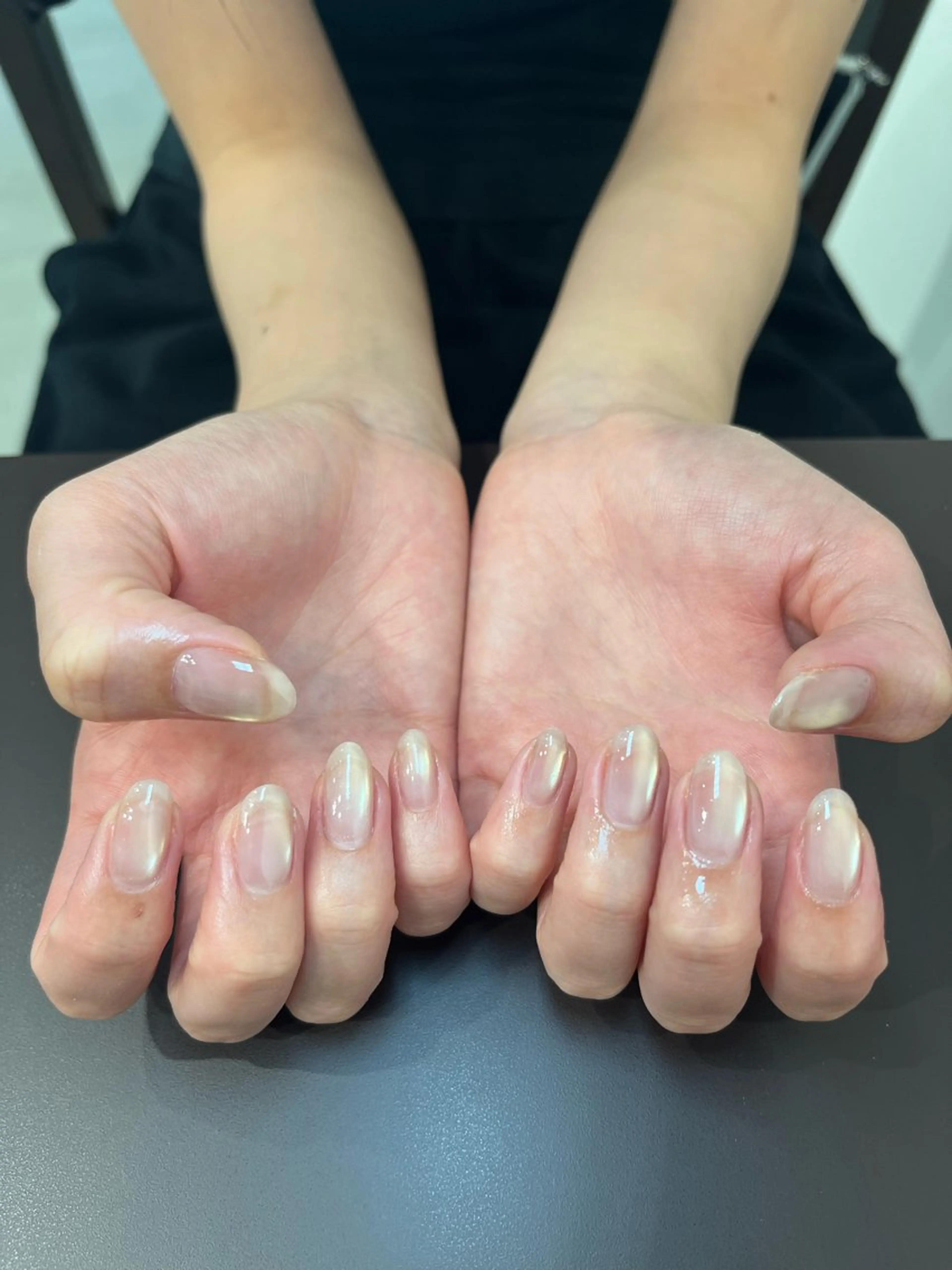 ネイル 氷ネイル・うるうるネイル マグネットネイル スウィートラヴィール所属・SweetRavir あゆみのネイルデザイン