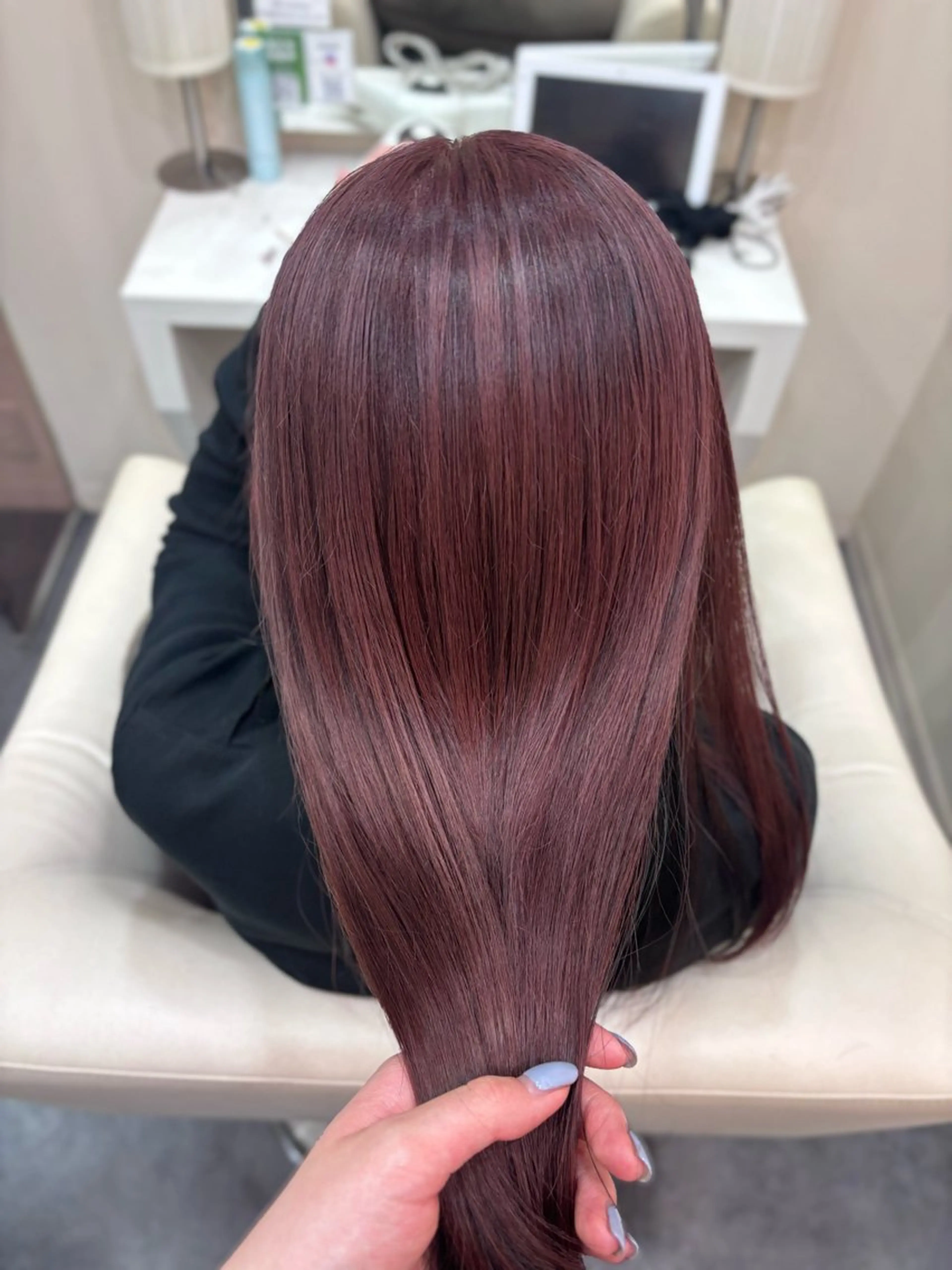 ロング 杉山 夏音のヘアスタイル