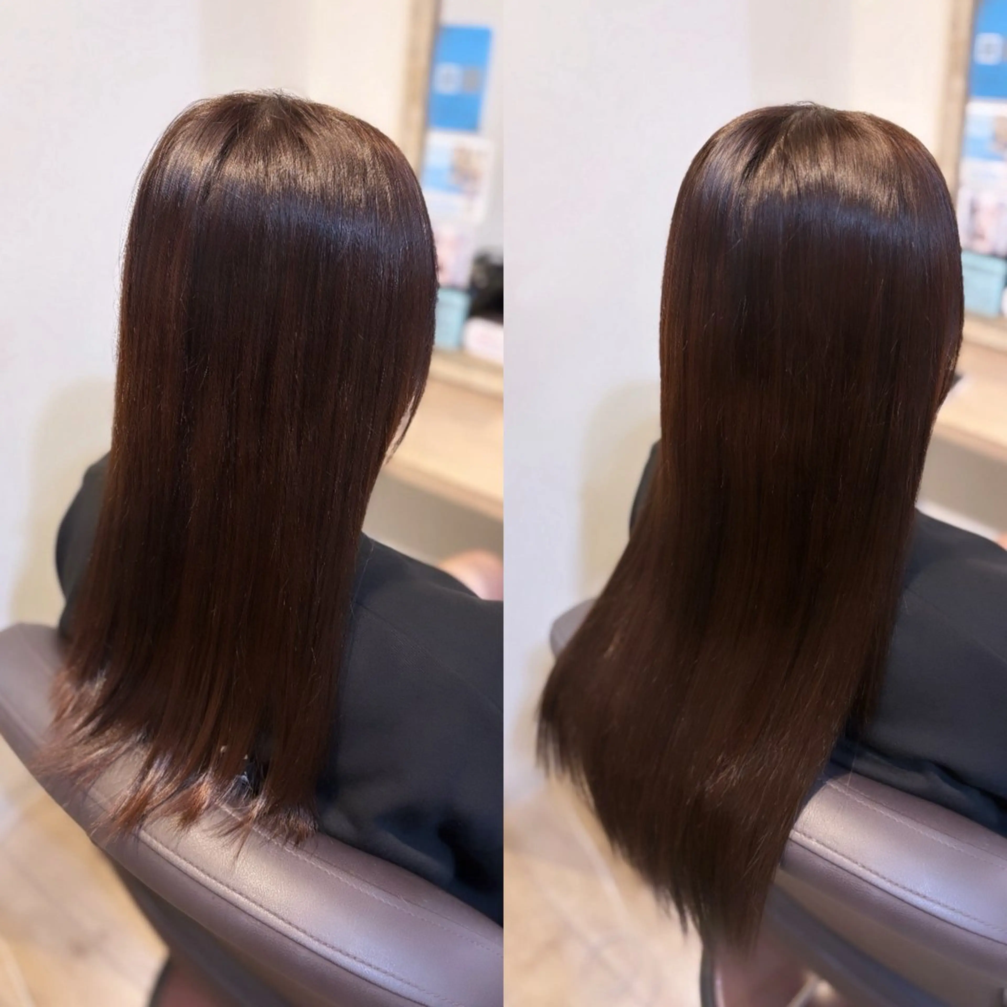 セミロング エクステ LARME りほのヘアスタイル