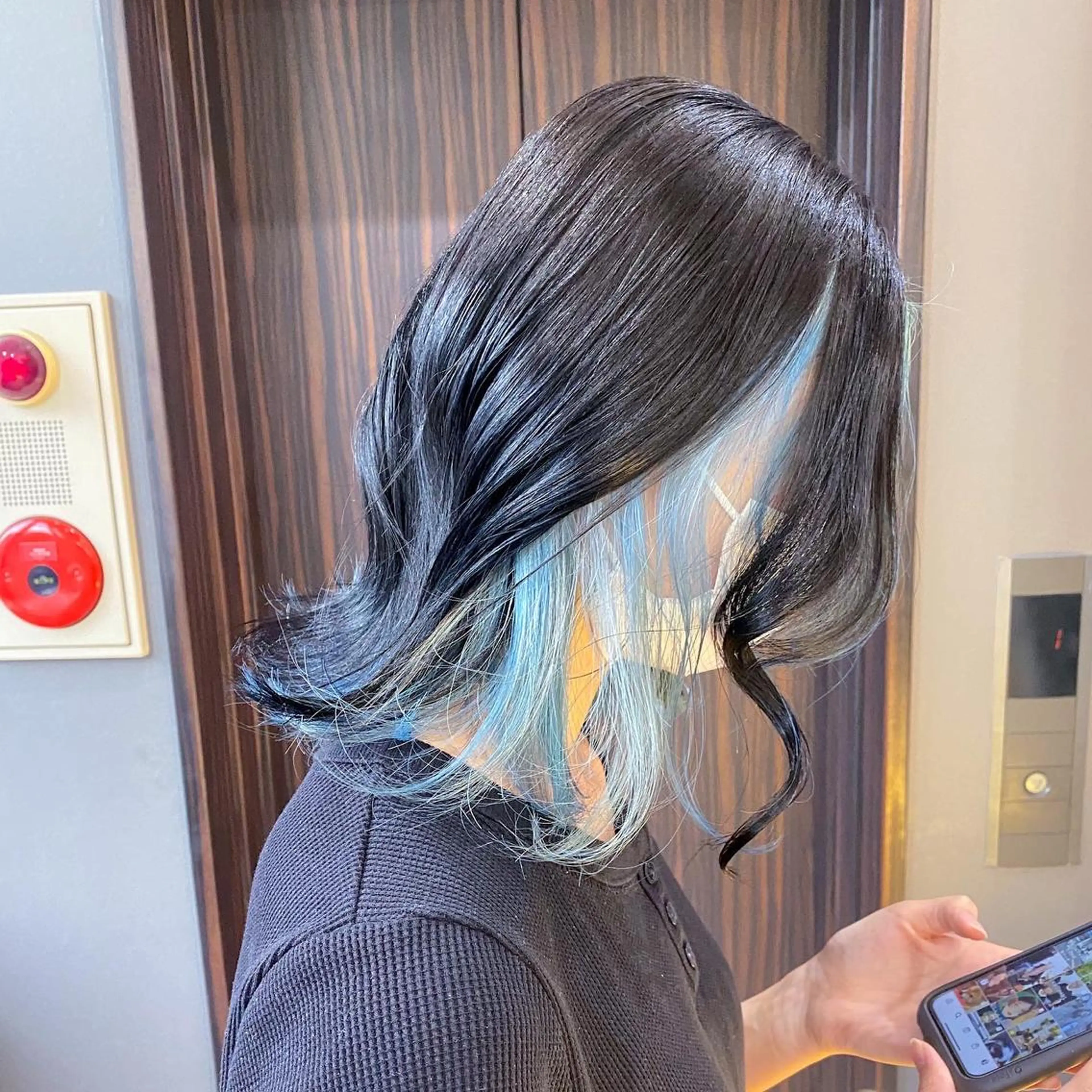 ミディアム カラー jill by gisel＿奥家のヘアスタイル