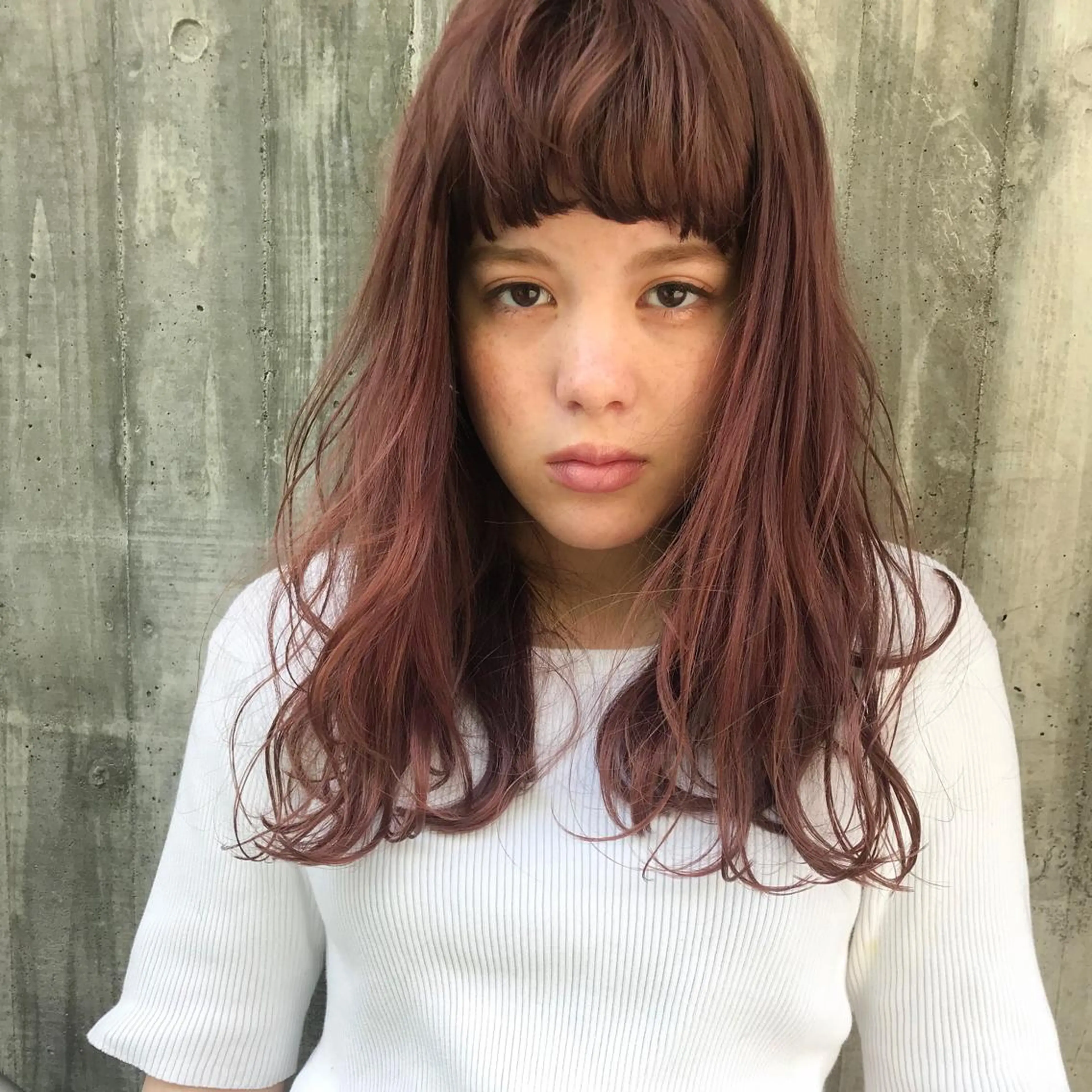 ミディアム ミディアムパーマ 外国人風カラー ハイライト 髪質改善 韓国風ヘア ハリウッドブロウ LAID BACKの眉毛・アイブロウイメージ