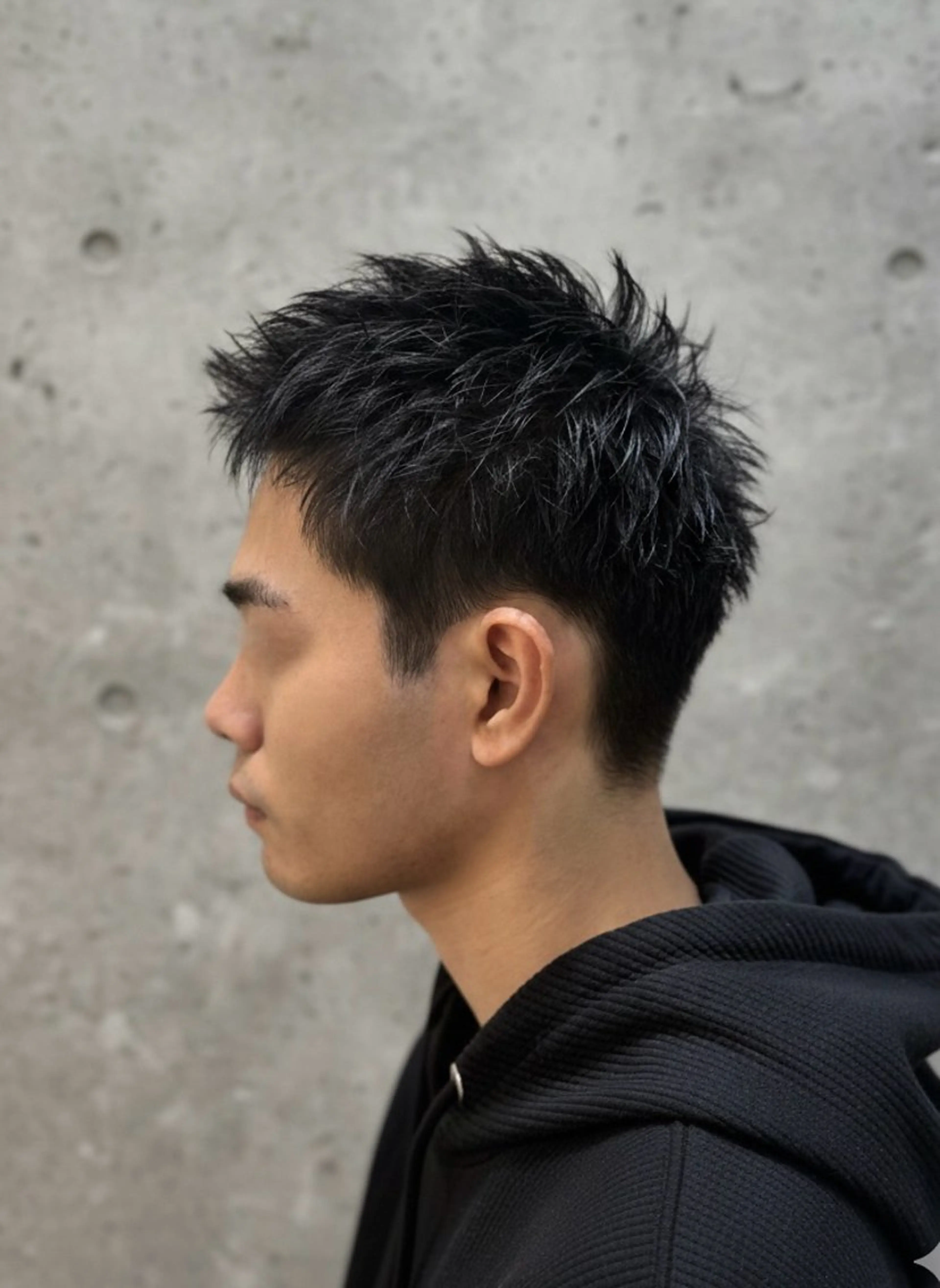 ショート パーマ メンズ スパイキーショート 刈り上げ ショートヘア カット 上質メンズスタイル /石川瑠青のヘアスタイル