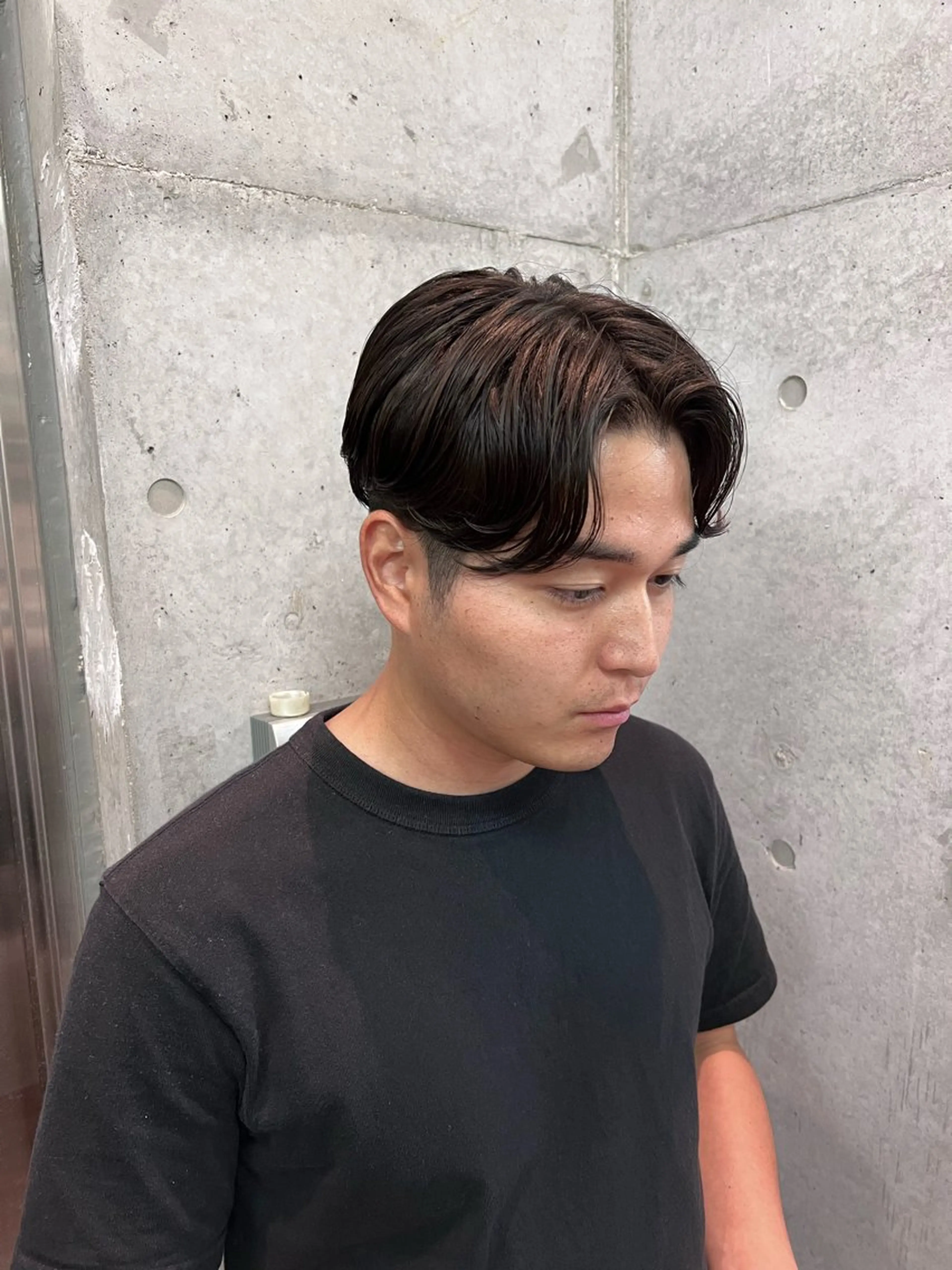 ミディアム パーマ メンズ ミディアムパーマ メンズパーマ ニュアンスパーマ カット パーマ spin-off shift所属・メンズ特化美容師 /たけしのヘアスタイル