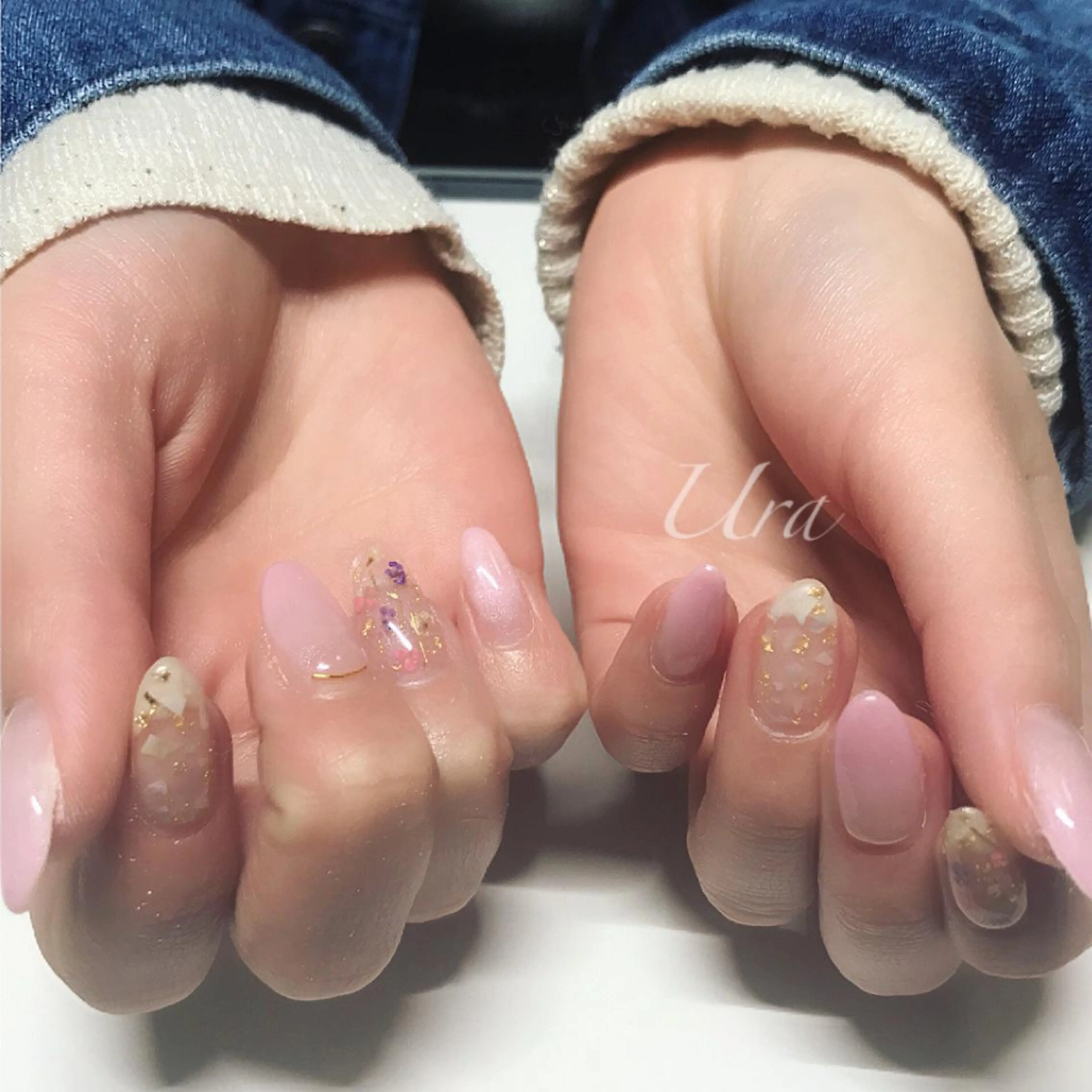 ネイル フラワーネイル UrakoNail 《nail》のネイルデザイン