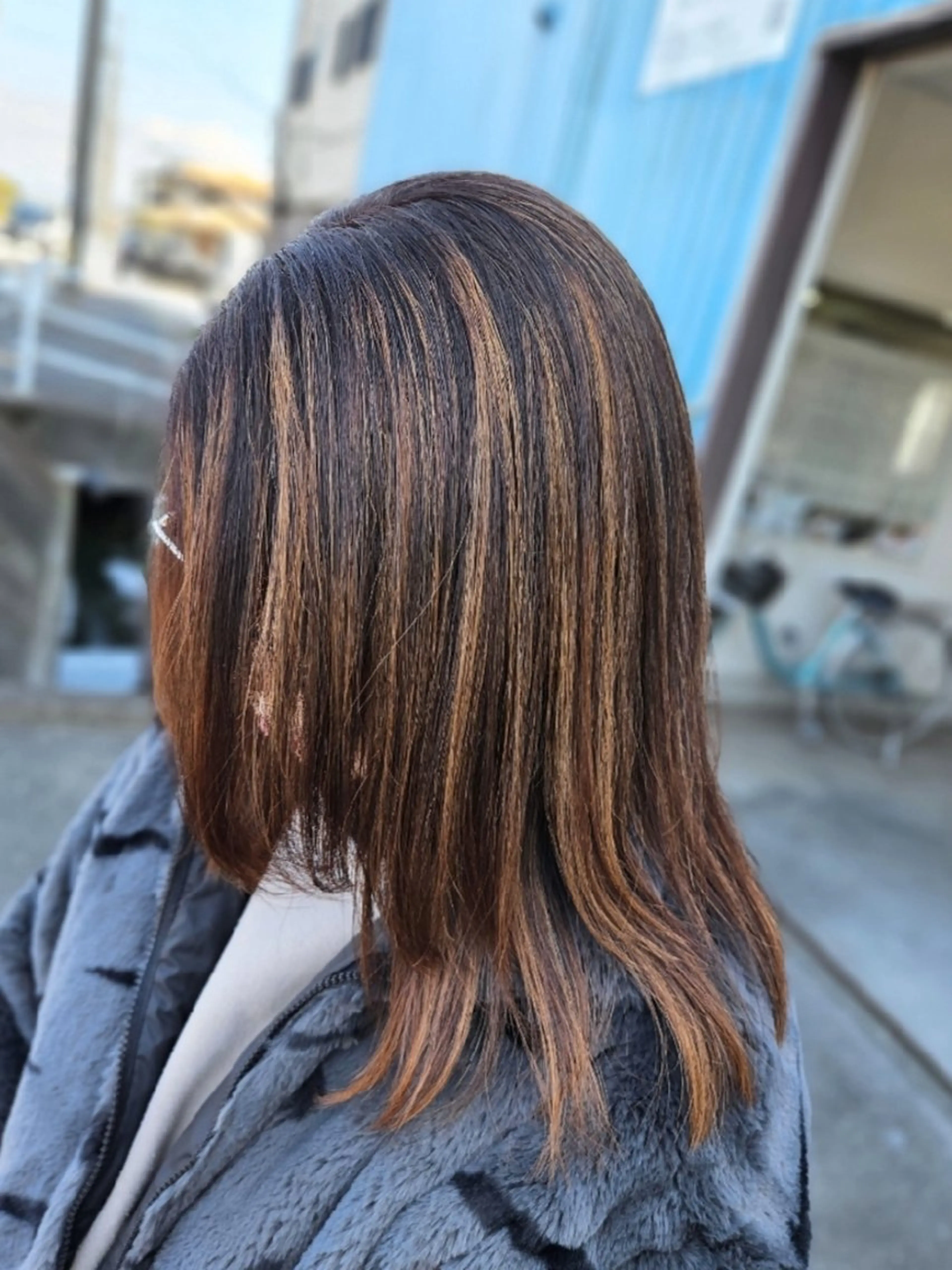カラー ハイライトカラー ヘアカラー ma cherie 　naoのヘアスタイル