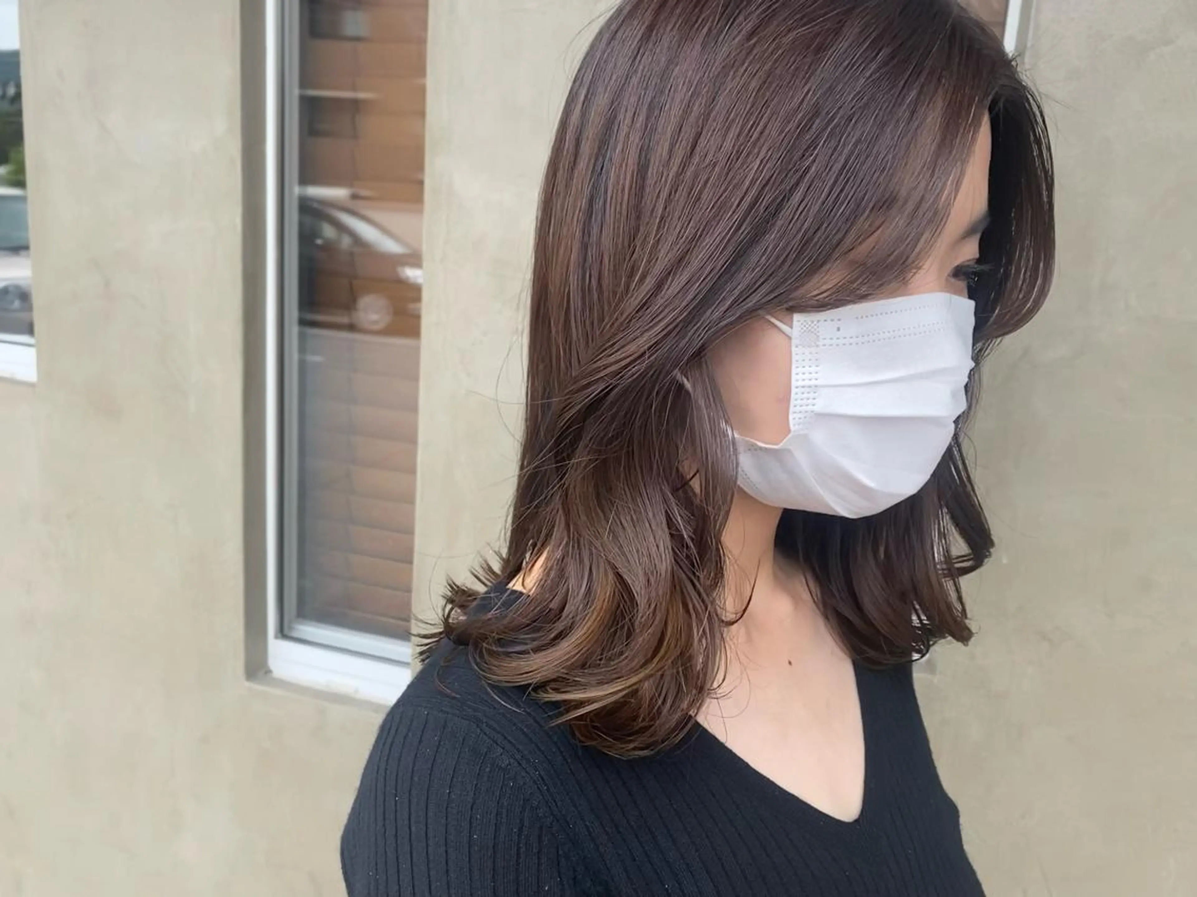 ミディアム カラー ブリーチ ブリーチなしカラー 柔らかカラー🥛 mayucoのヘアスタイル