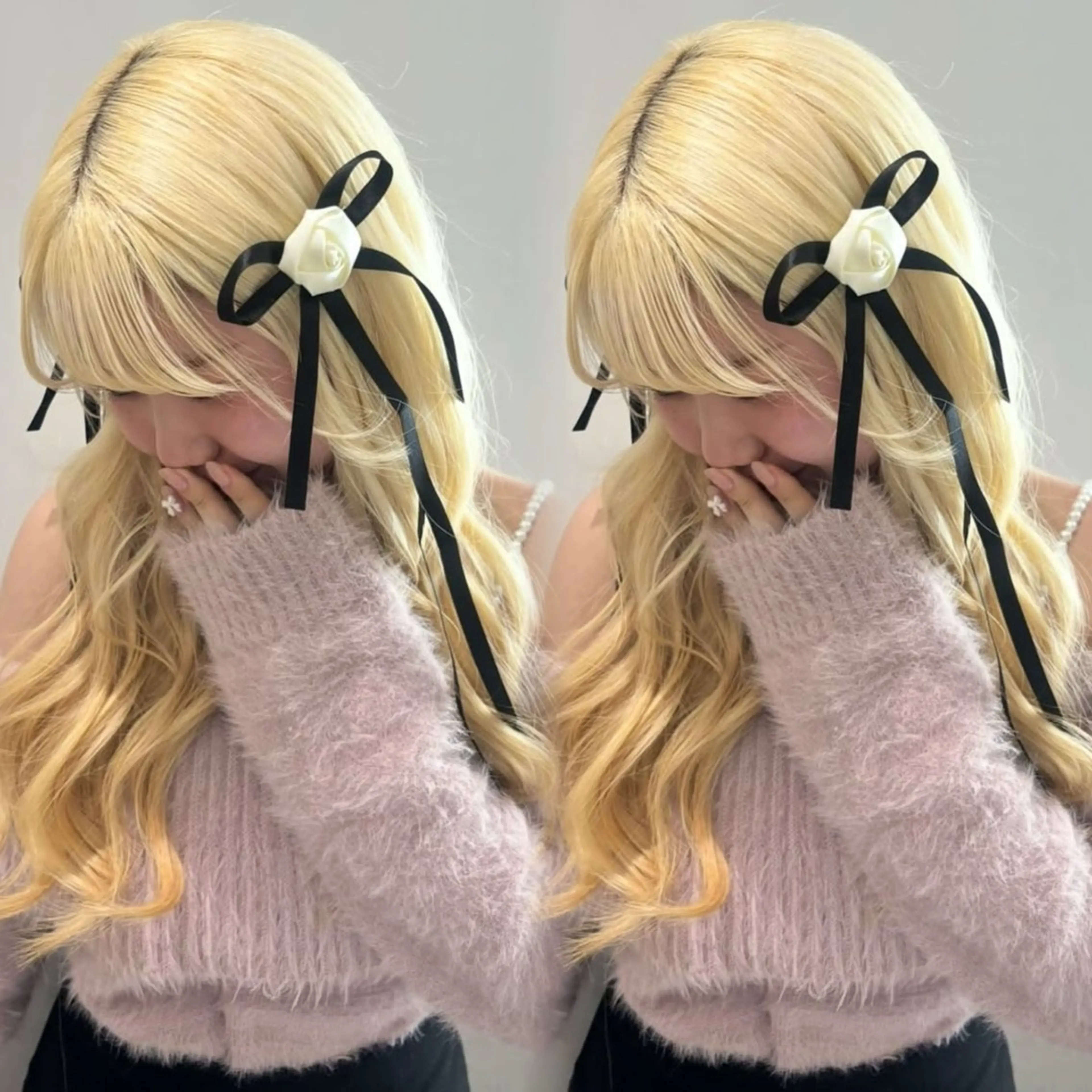 ［期間限定］ブリーチリタッチのみ🤍＋2step艶トリートメント✨抜きっぱなしブロンド専用の写真