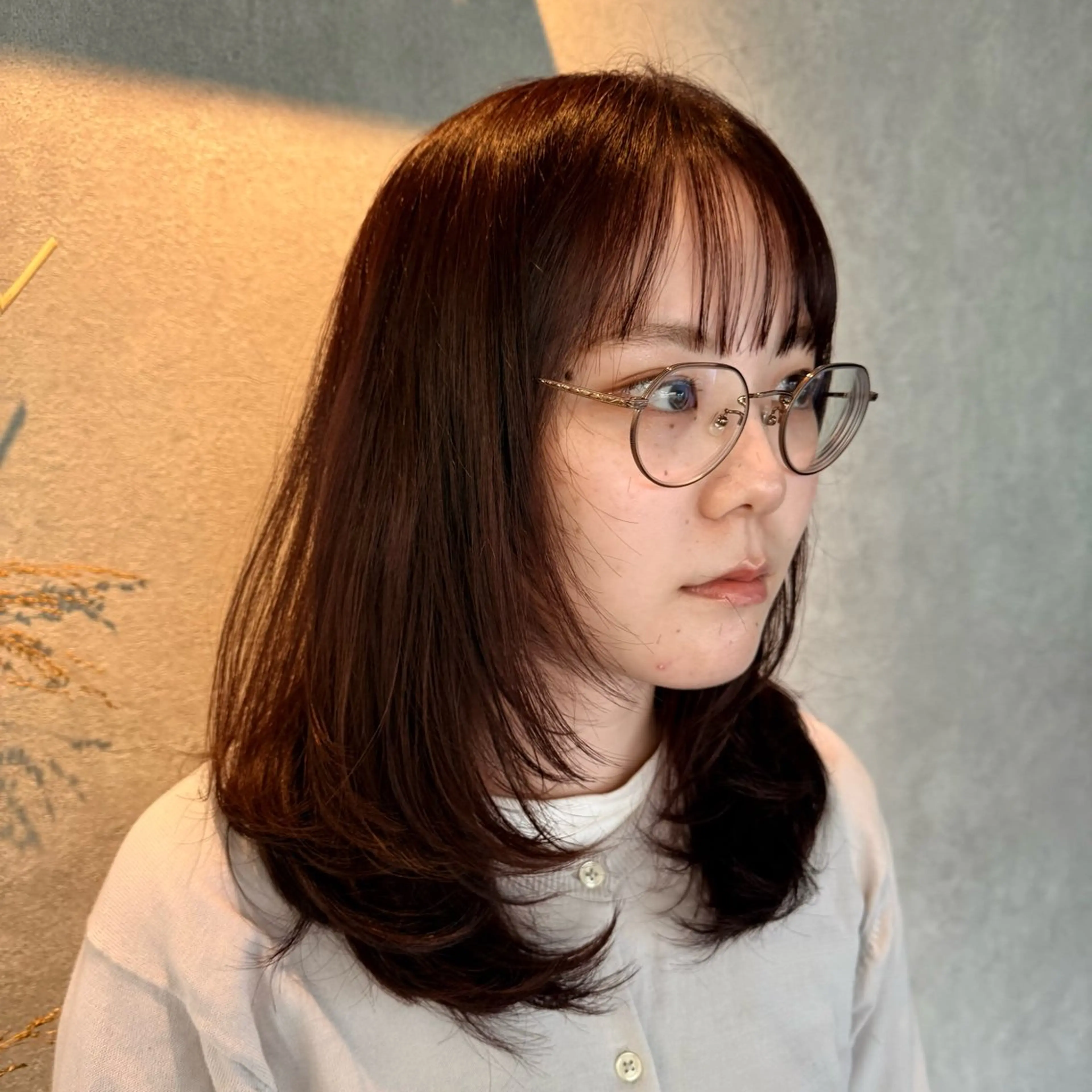 ミディアム カラー カット FLOWER by B.GARDEN所属・’Flower’ AYAKAのヘアスタイル