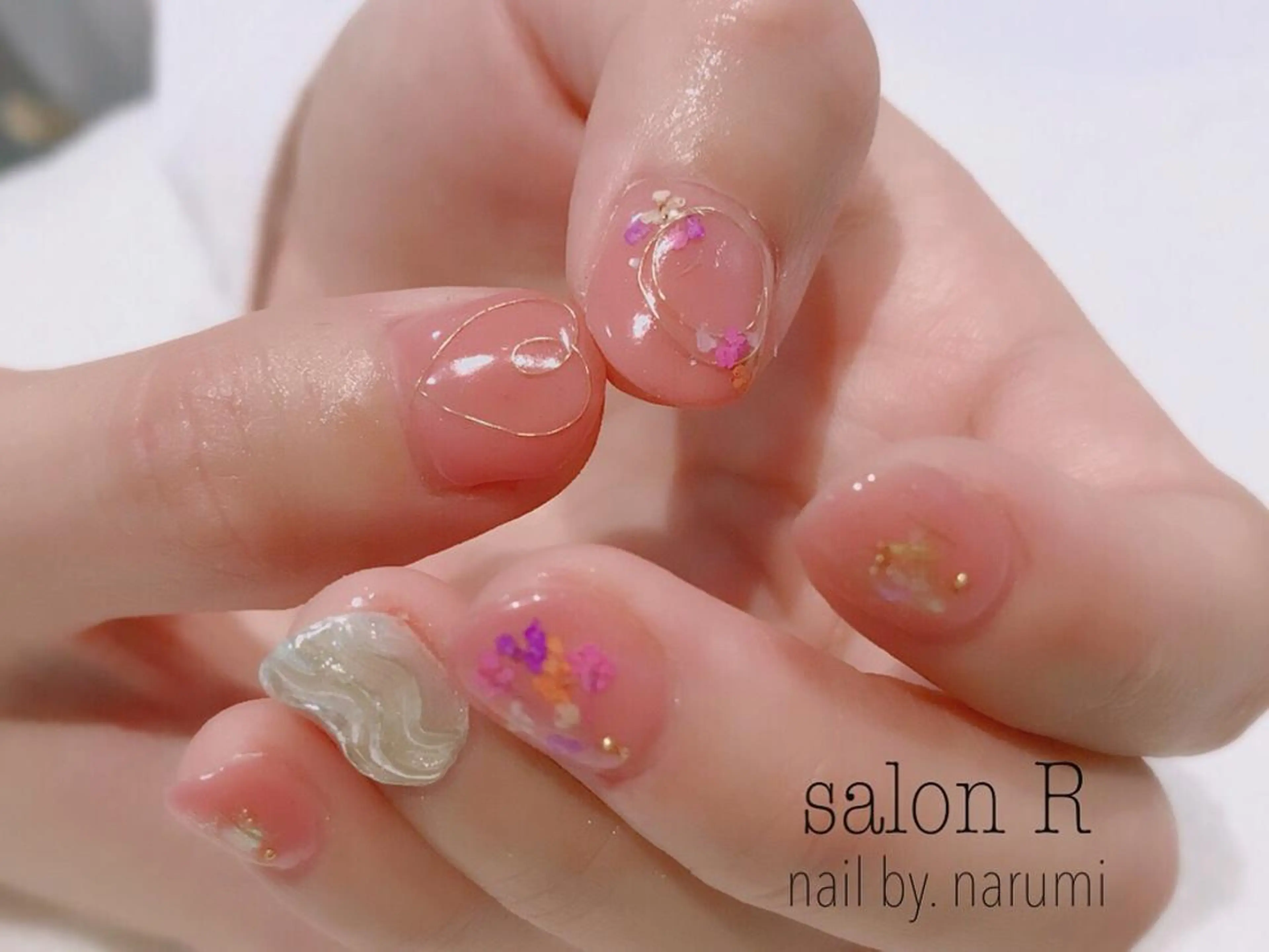 ネイル アートネイル Re Pearl～コーディネートサロン～ 市駅前店所属・NARUMI HYODOのネイルデザイン