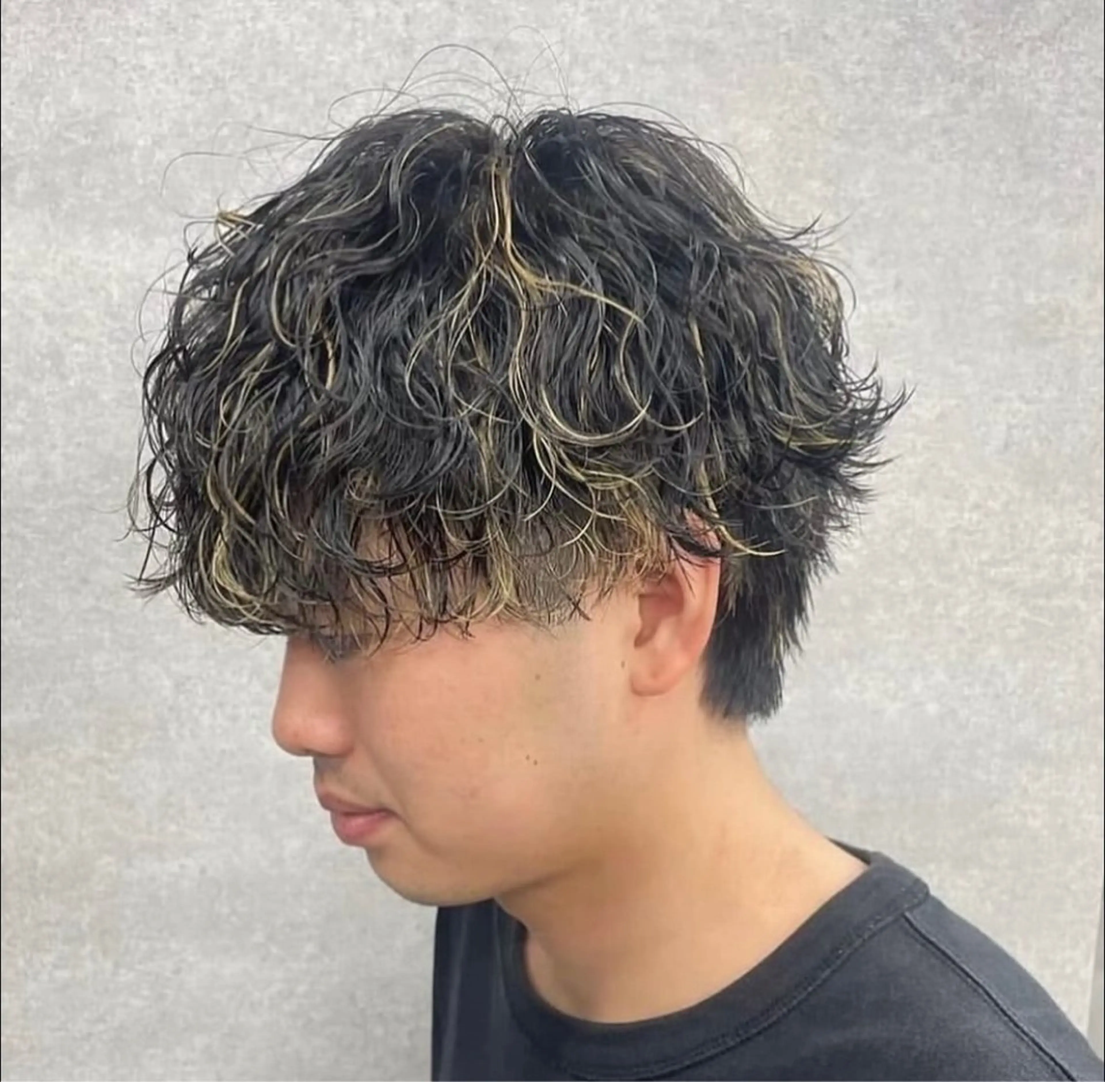 ショート パーマ メンズ 🖤Ayumi🖤 メンズ特化❤️‍🔥のヘアスタイル