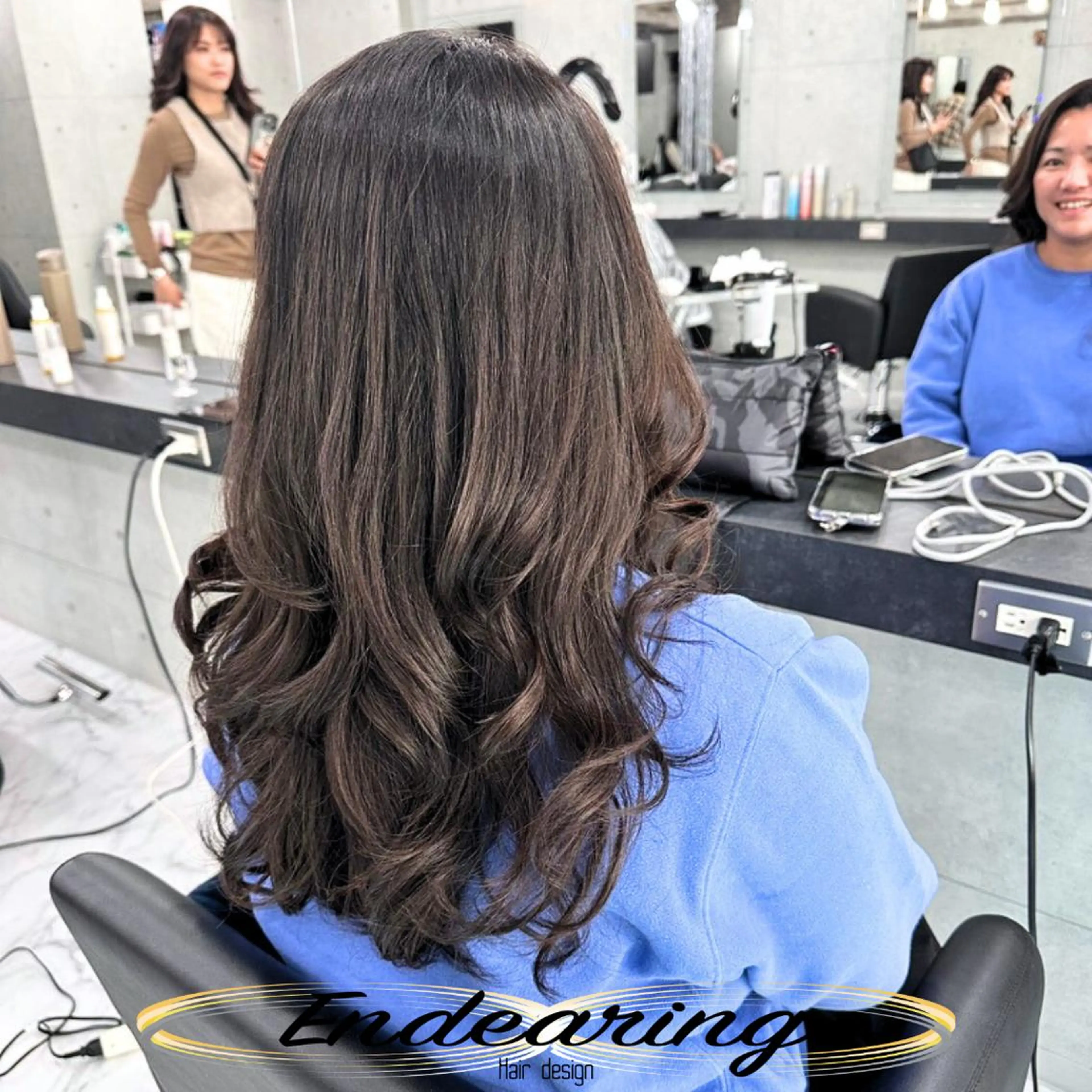 カラー ブラウンカラー 透明感カラー ダークブラウン カット トリートメント Endearing 銀座/レイヤーカットのヘアスタイル