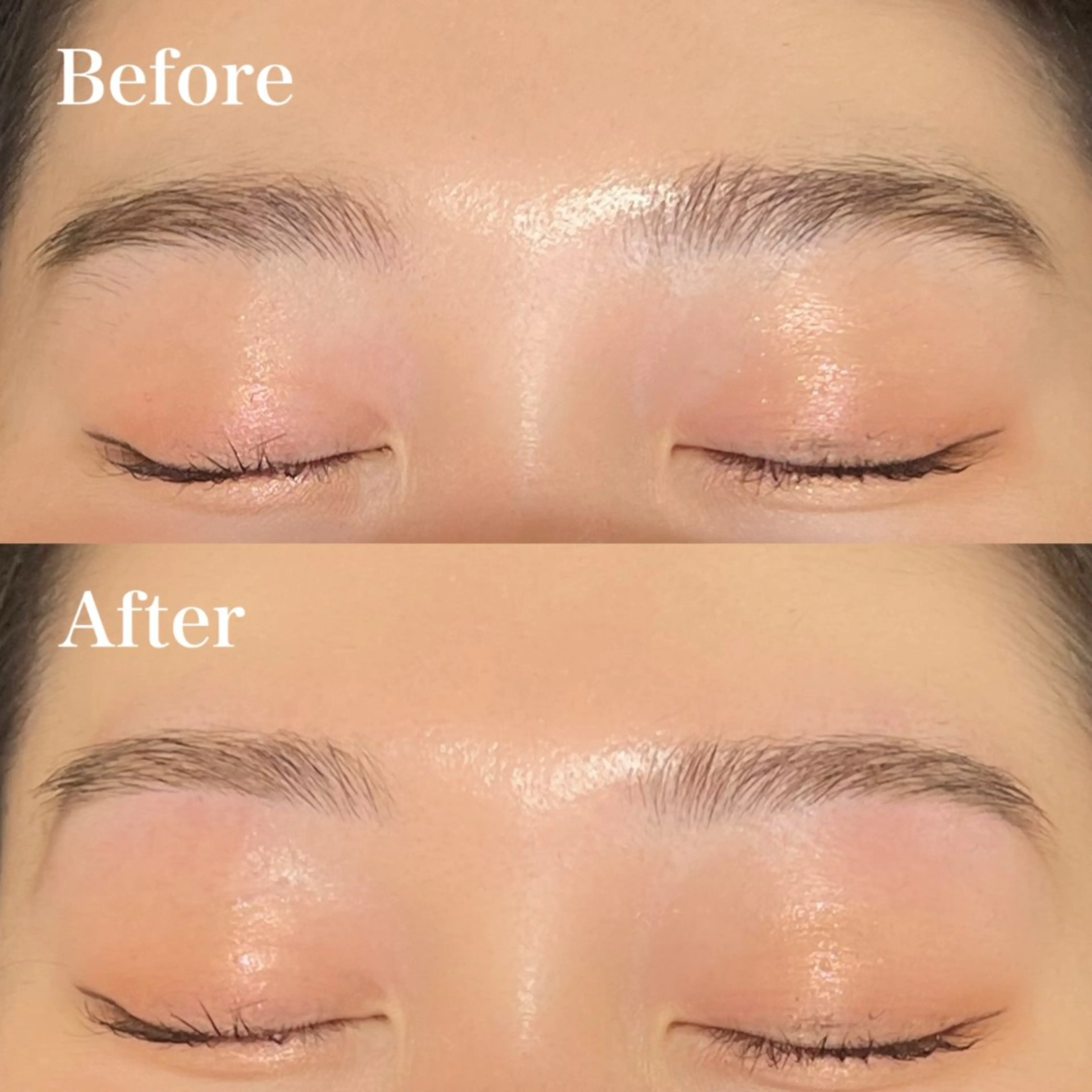 アイブロウ ワックス脱毛 眉カット アイブロウ&マツパ カラーモデルまなみのマツエク・マツパデザイン