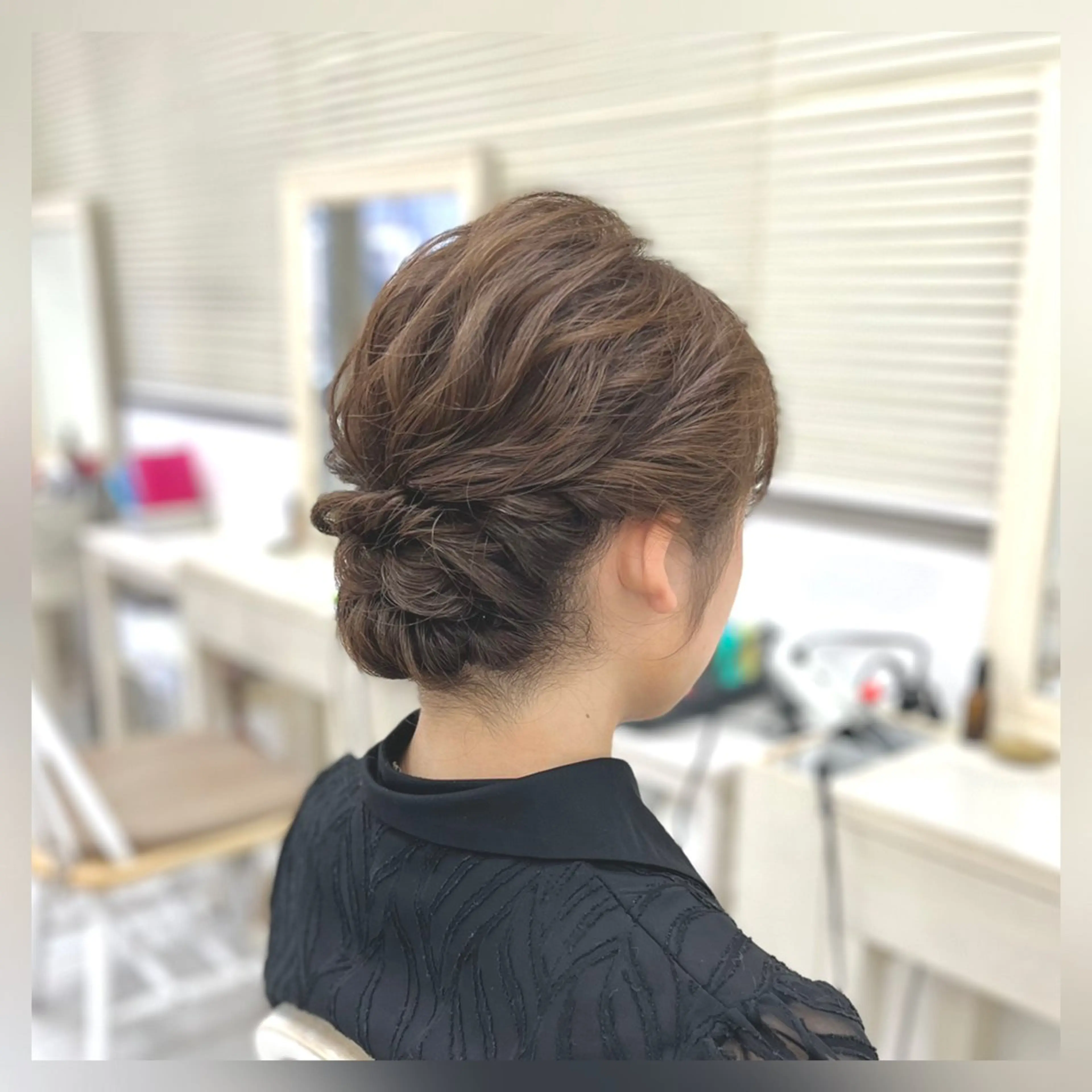 ヘアアレンジ 似合わせヘアメイク 💐オダギリチアキのヘアスタイル