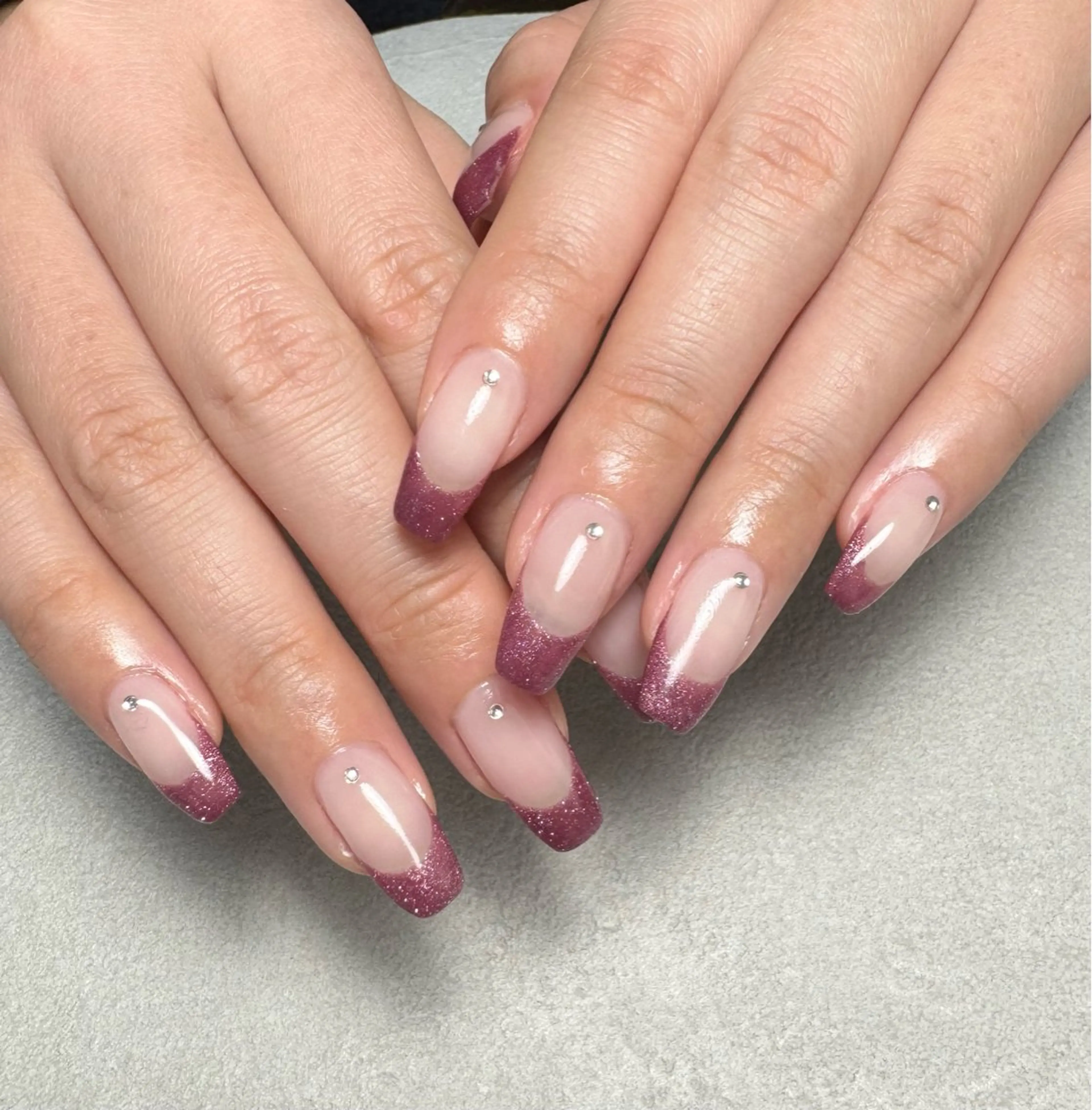 ネイル フラッシュネイル フラッシュマグ フレンチネイル étoile ｜ayaのネイルデザイン