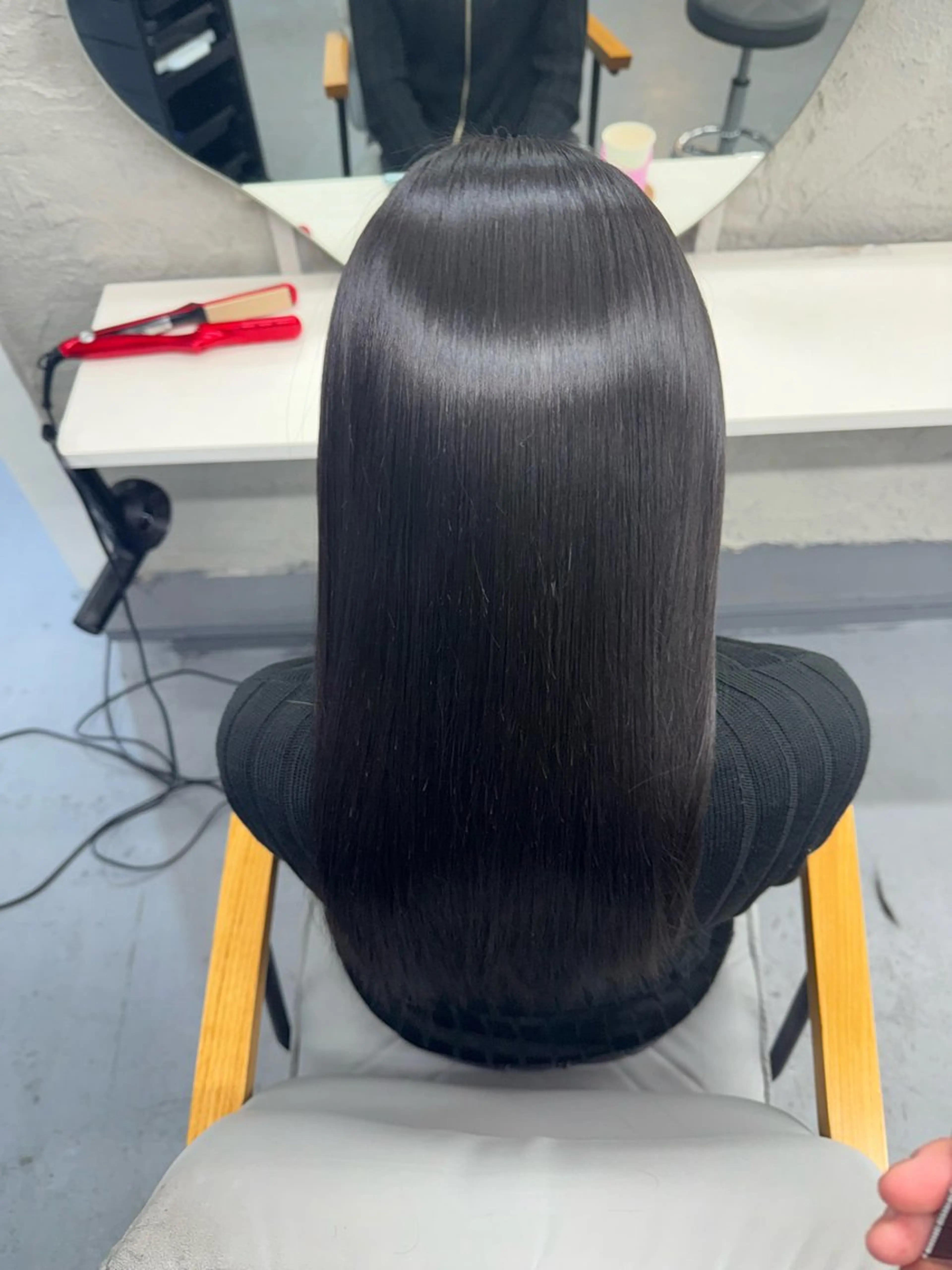 ロング カット 縮毛矯正 【柏】美髪矯正× ハイトーン💫だいちのヘアスタイル