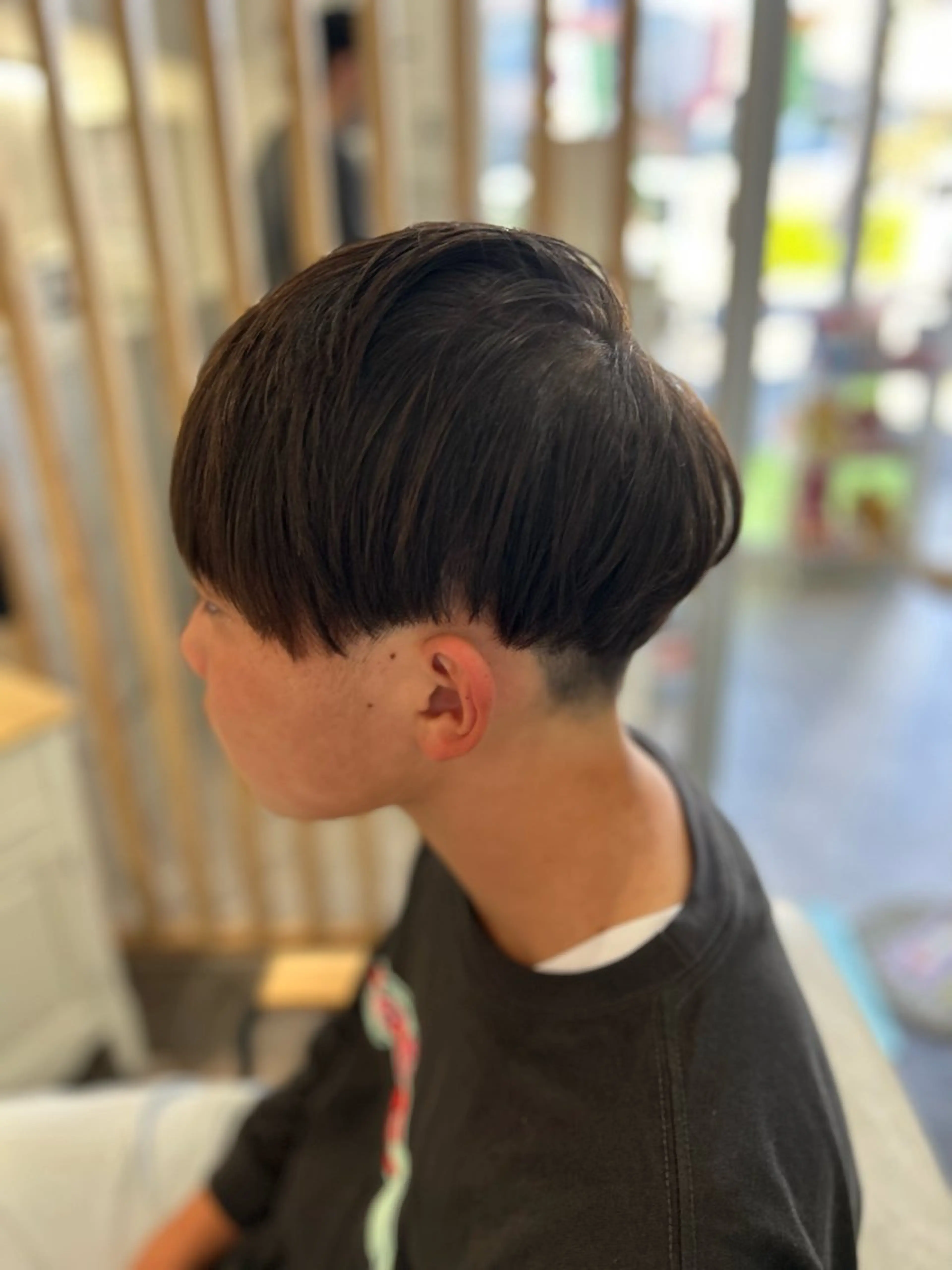 ショート 似合わせカット 縮毛矯正 キッズヘアー ルッツのヘアスタイル