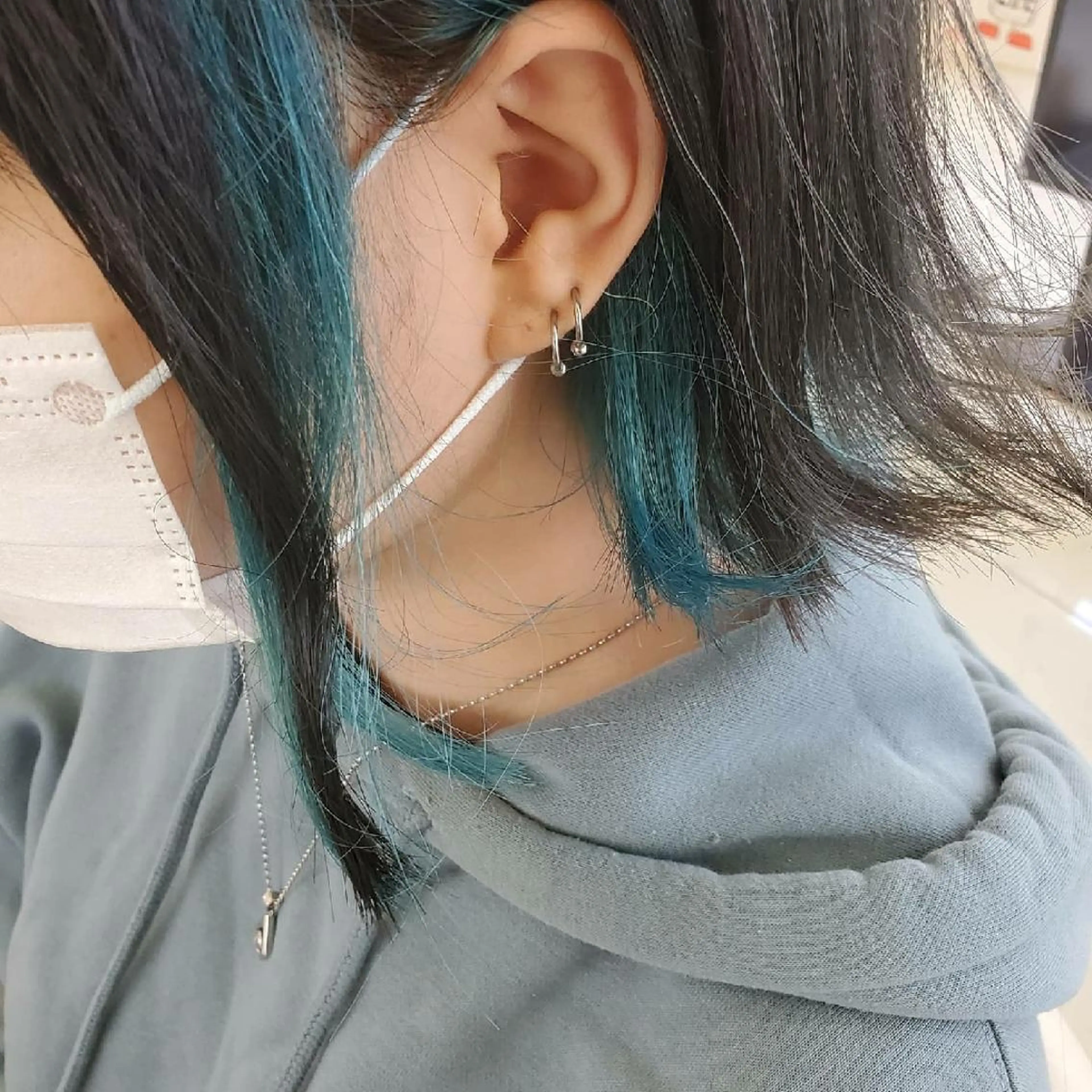 カラー 北野 親善のヘアスタイル