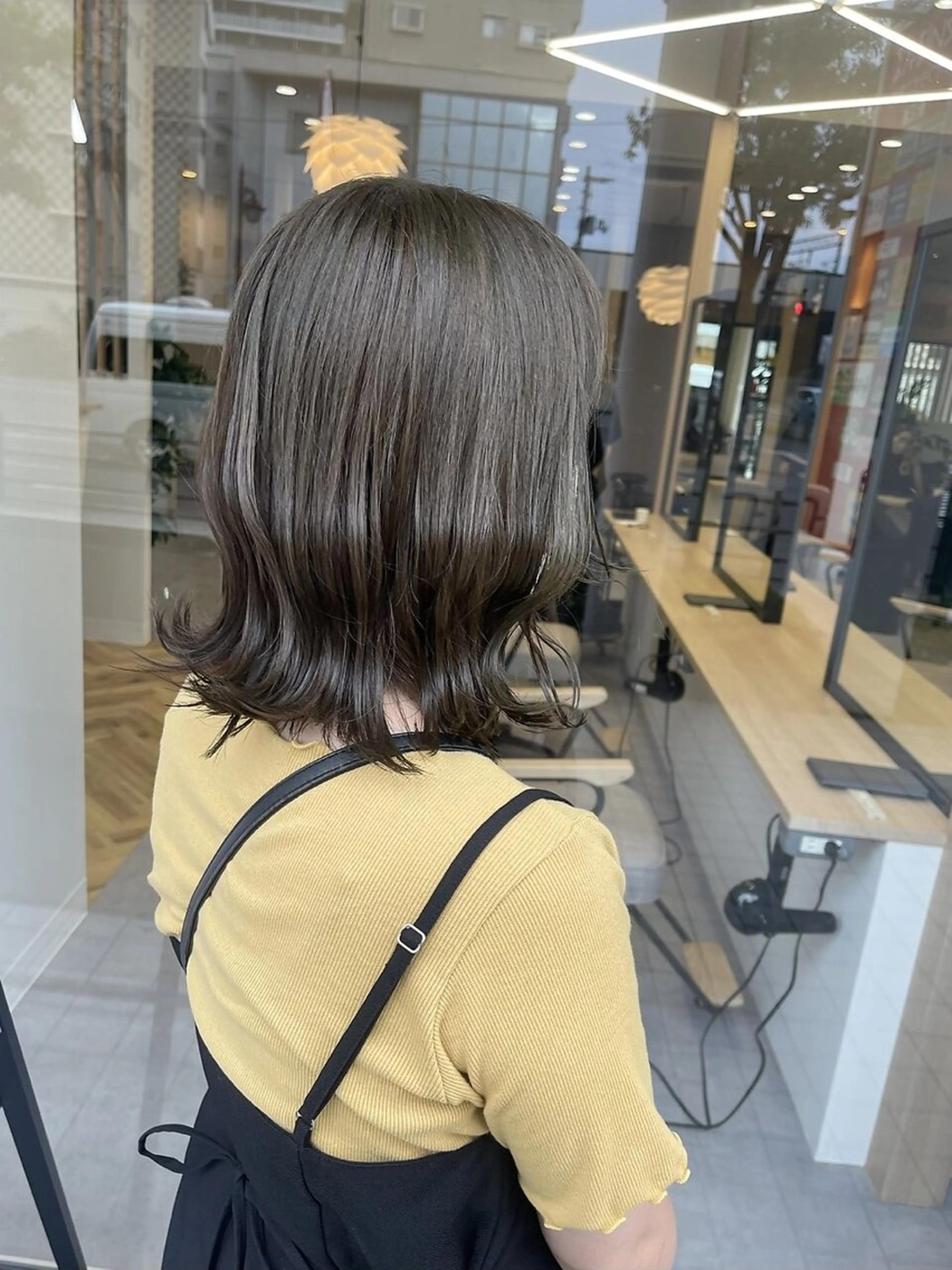 【カラー】カット+カラー(全体染め)🩵✨の写真