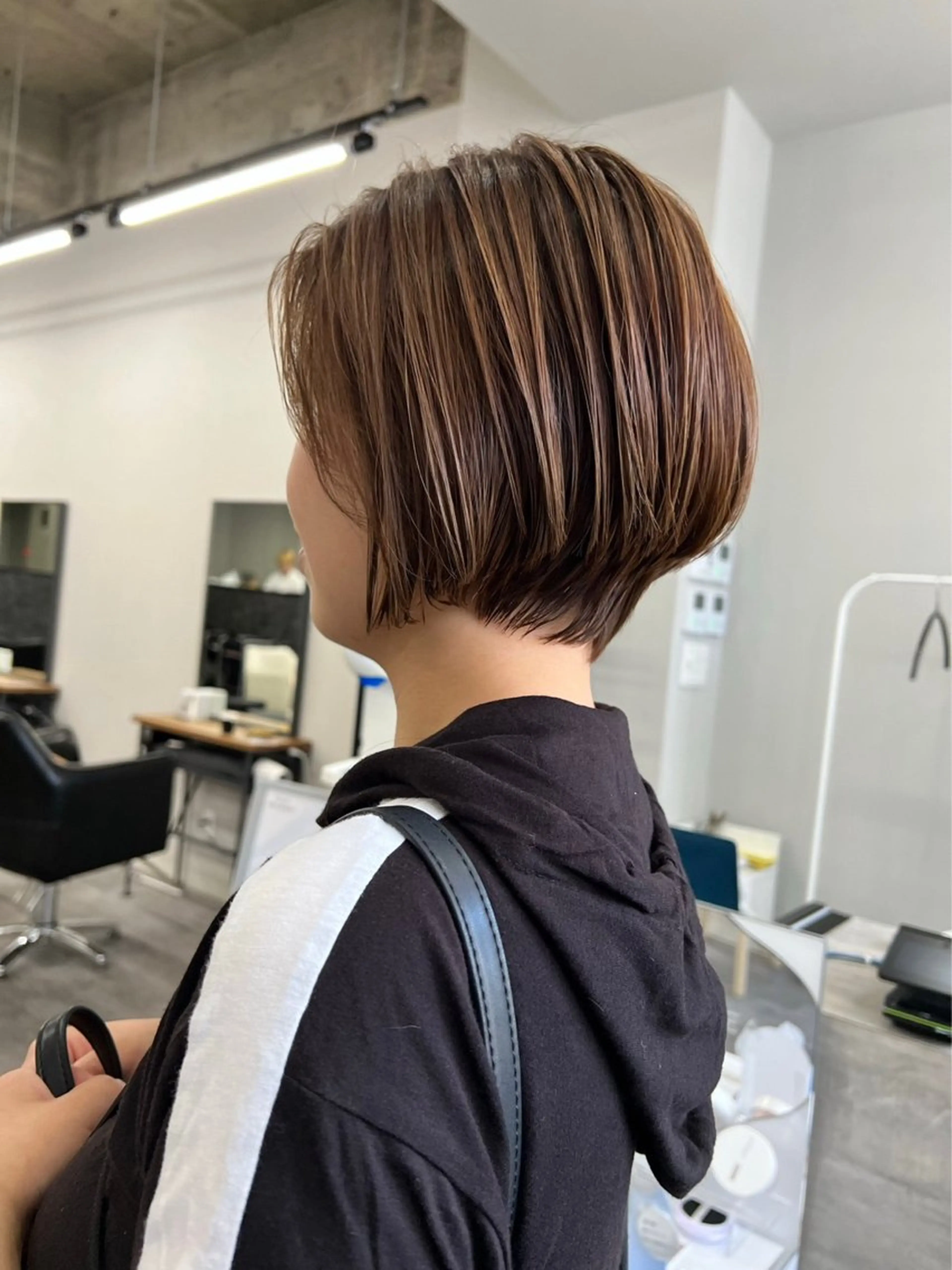 ショート ショートボブ ボブ 似合わせカット ショートヘア トリートメント CHORD 四条河原町駅店　髪質改善&韓国風&ハイトーンカラー所属・けいと髪質改善 全年齢リピート多数のヘアスタイル