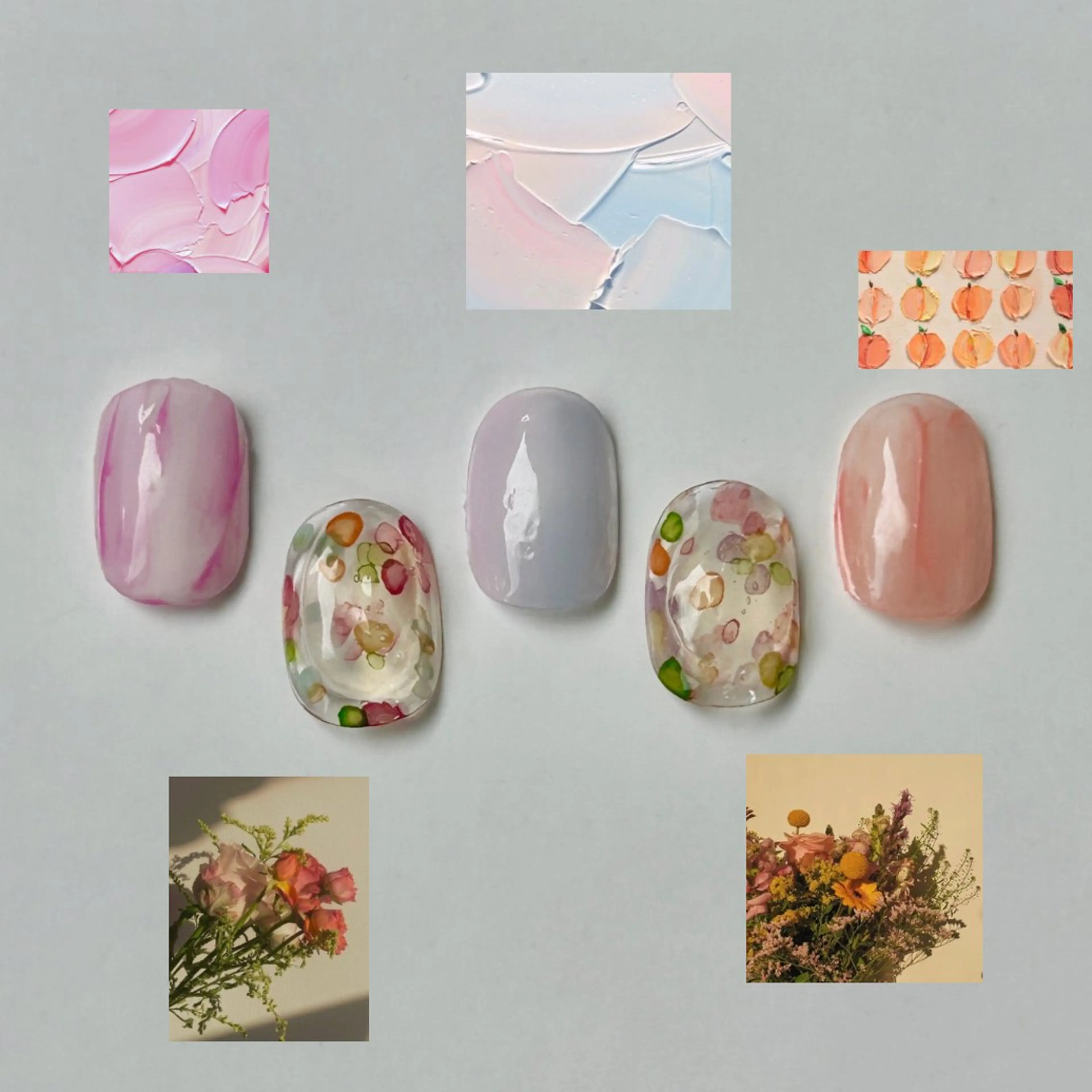 カラー ハンドネイル hali’a nailのネイルデザイン