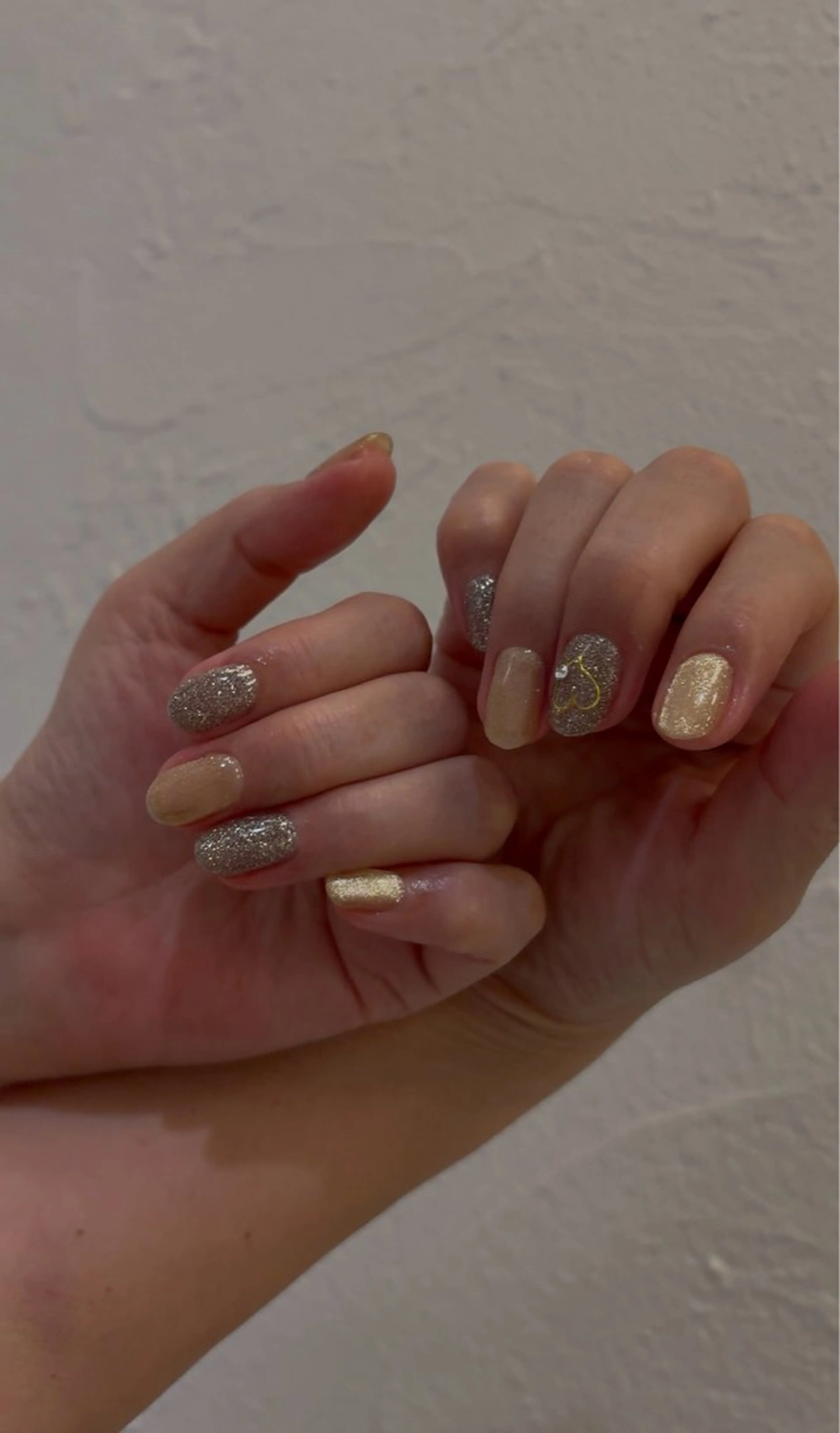 ネイル フラッシュネイル ハート マグネットネイル モンタナ nailのネイルデザイン