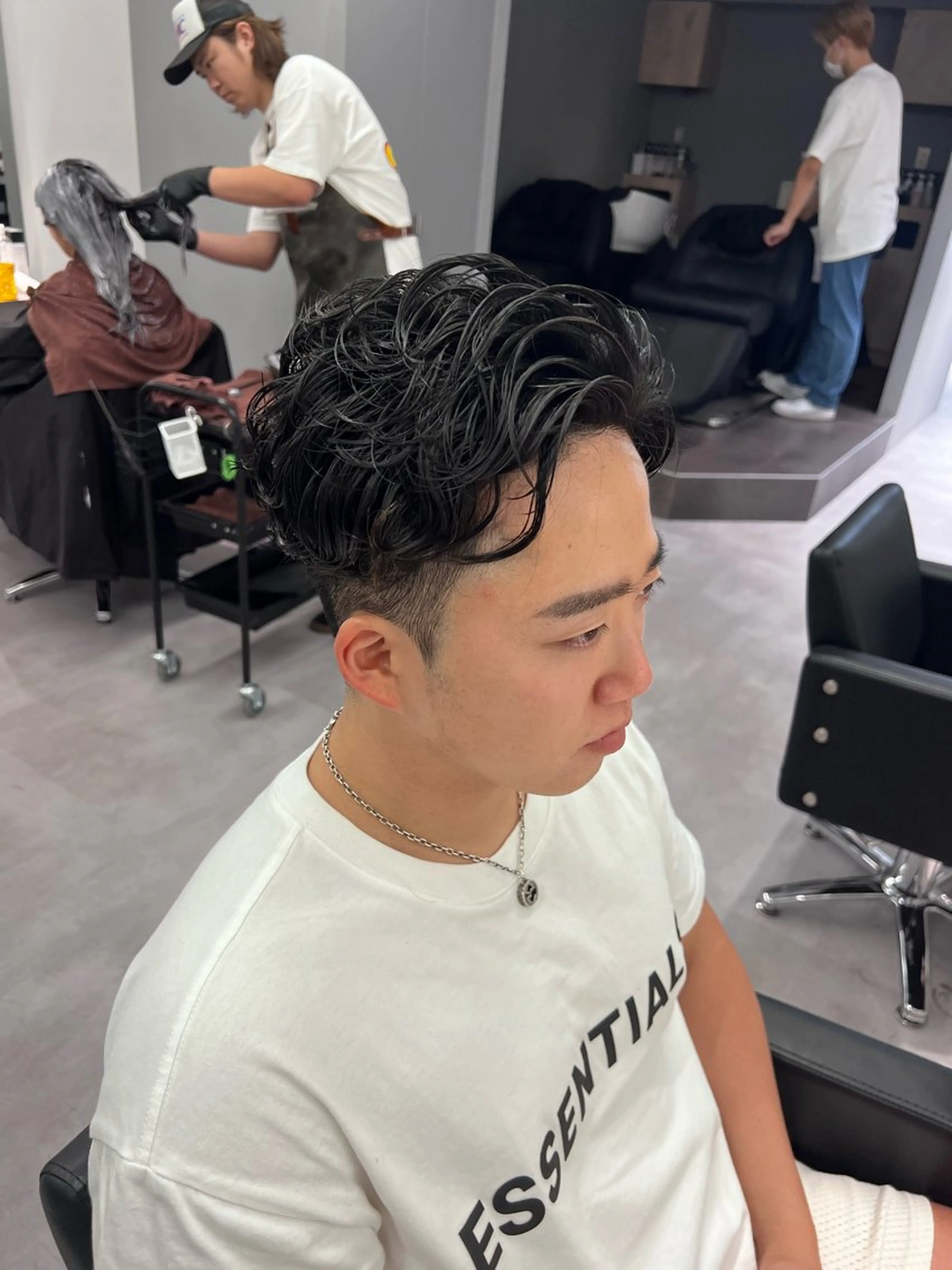 パーマ メンズ 山下 光太郎のヘアスタイル