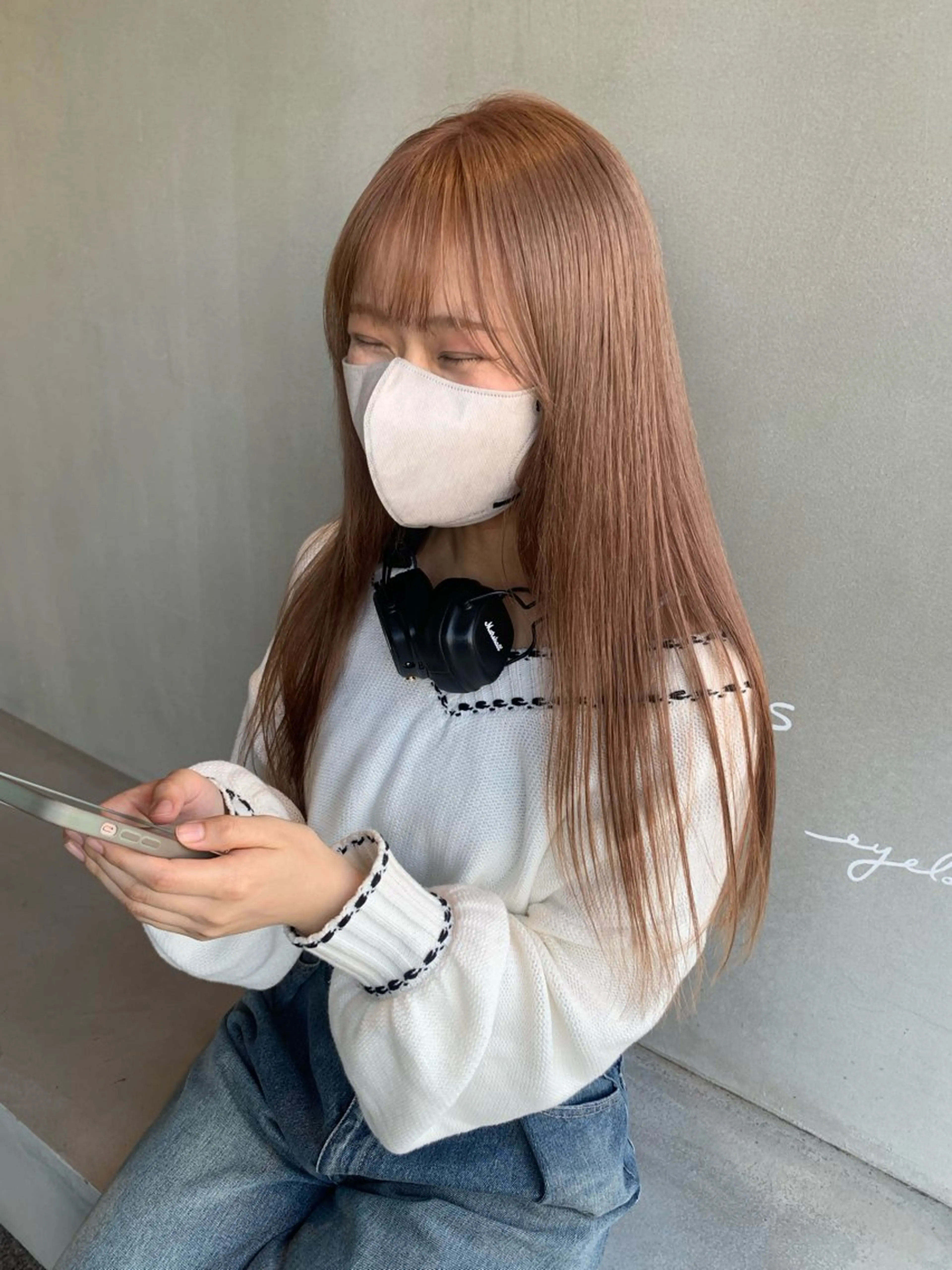 ロング カラー ブリーチ/アレンジ 天満/chihiroのヘアスタイル