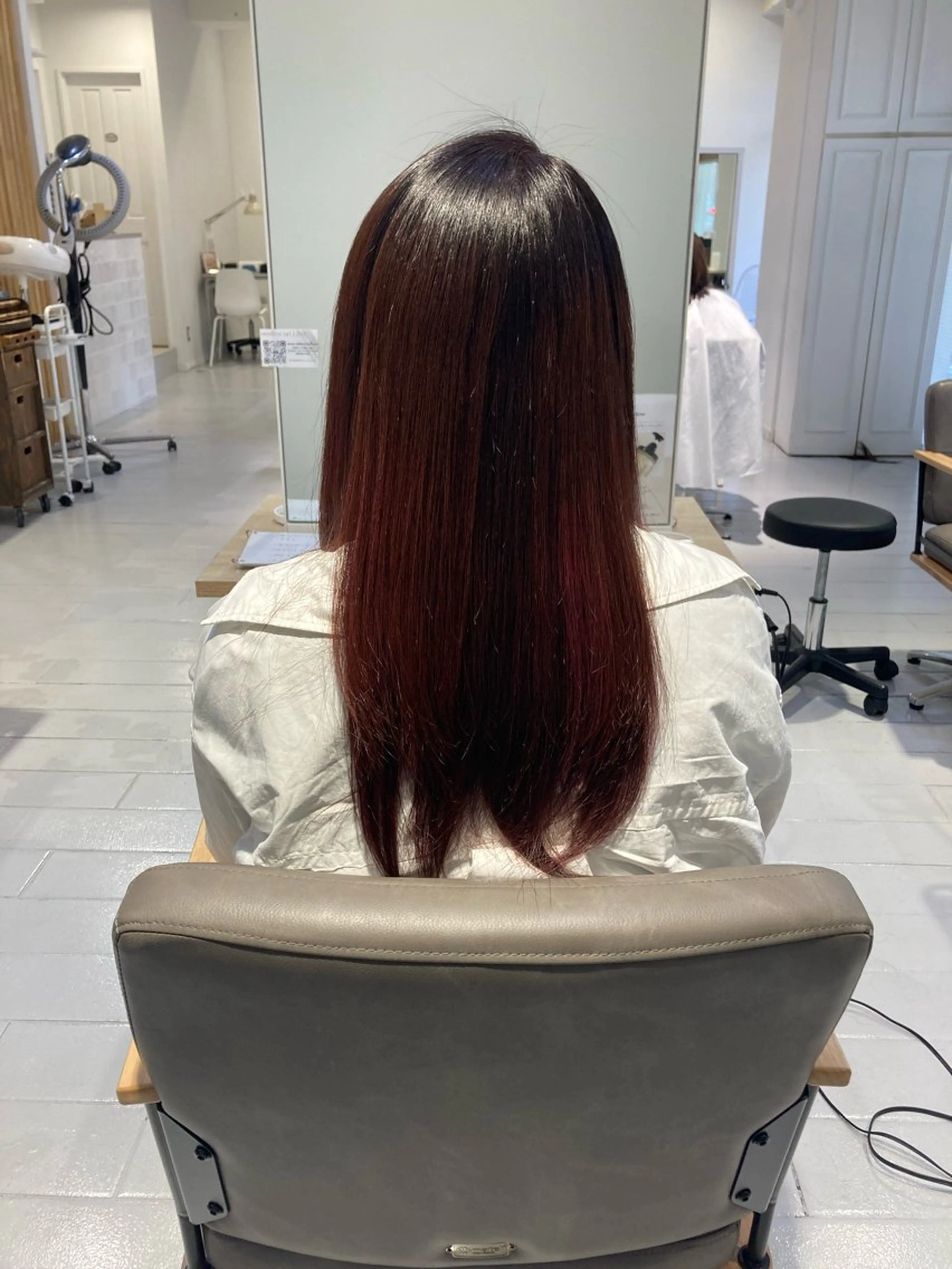 セミロング ヘアカラー トリートメント 🫧ゆうき🪽 髪質改善/ハイライトのヘアスタイル