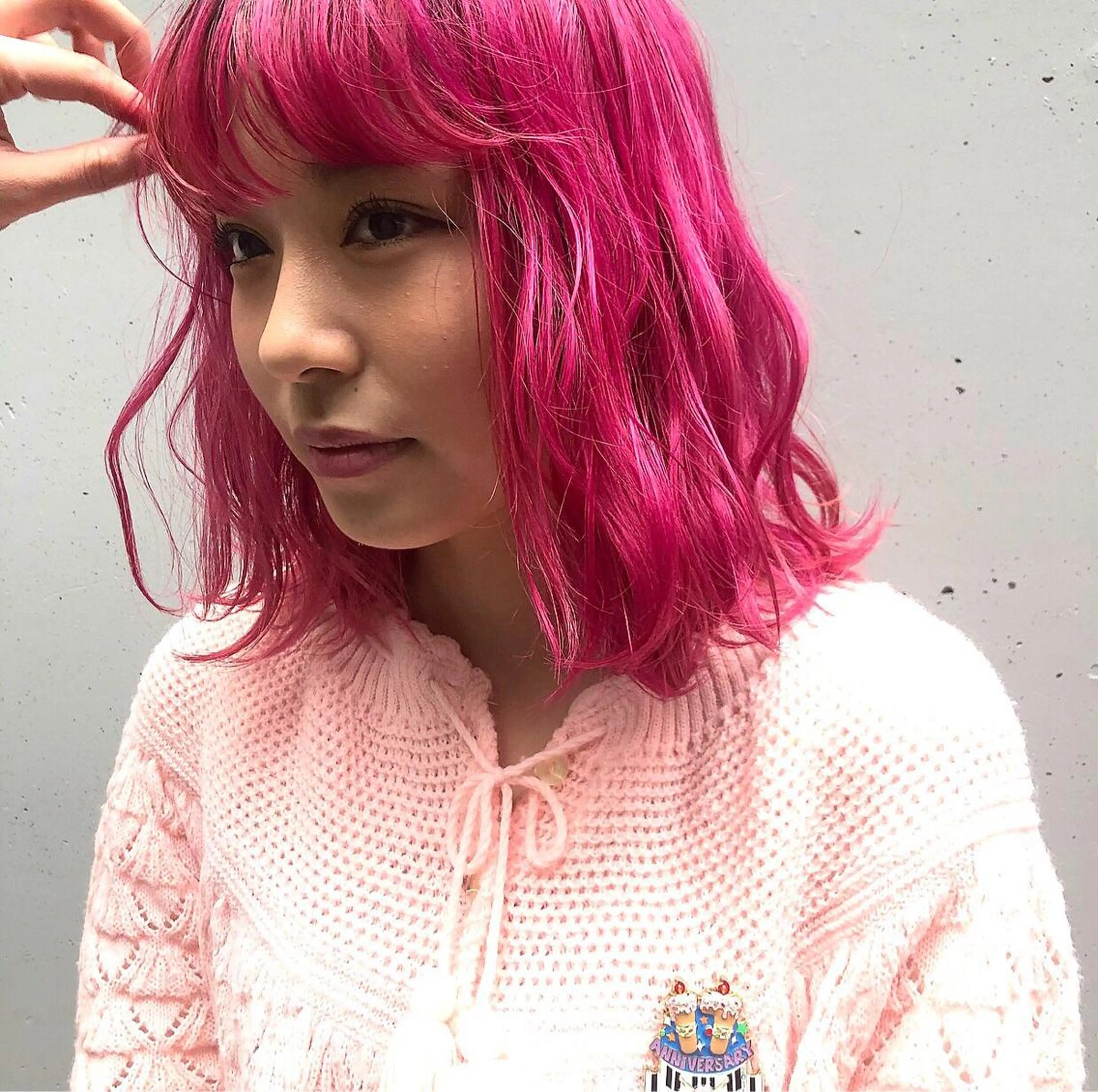 カラー ダブルカラー ミキ stylistのヘアスタイル