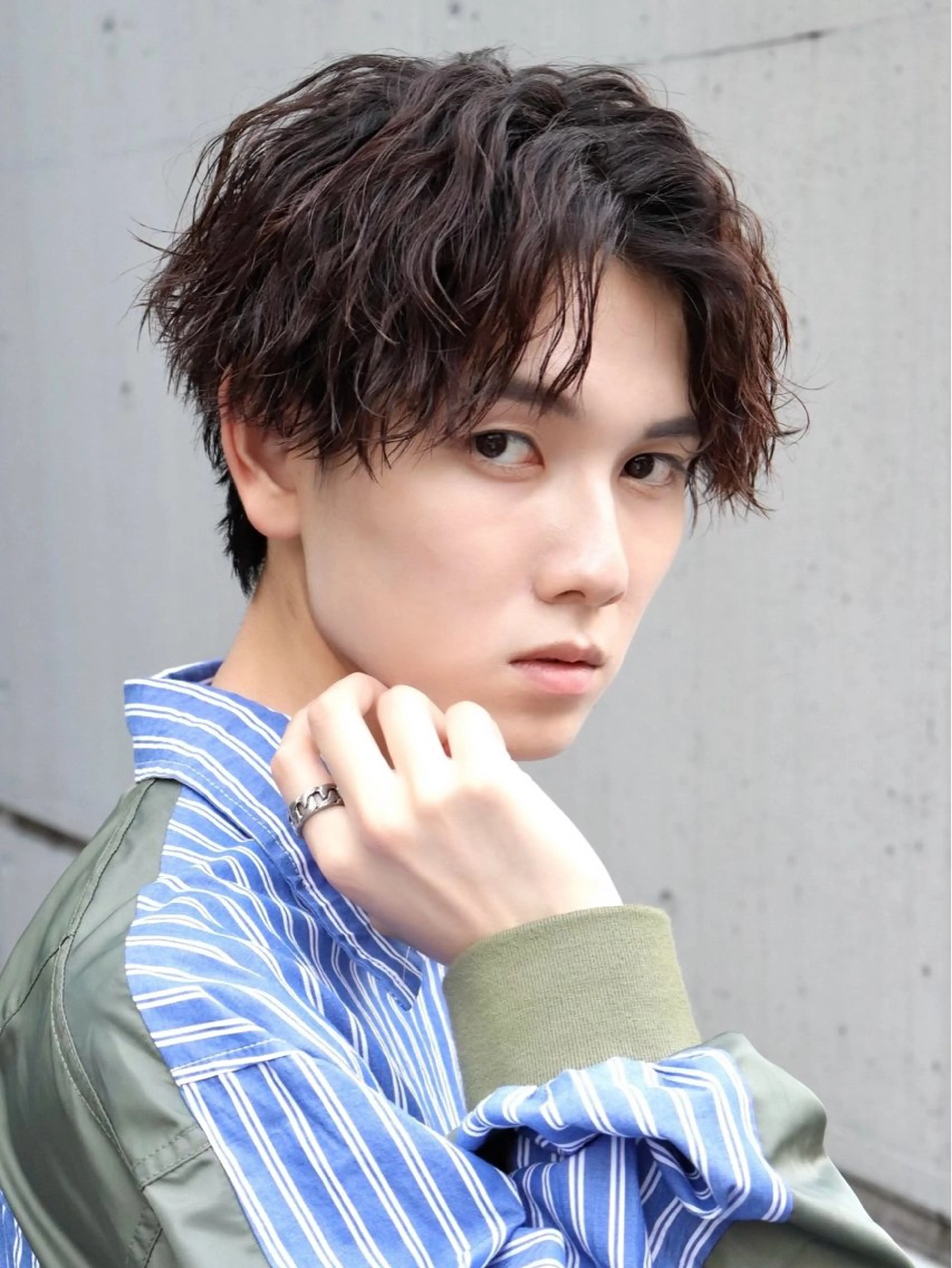 メンズ フェザーパーマ メンズパーマ カット パーマ 【公式】LUCEY 川越のヘアスタイル