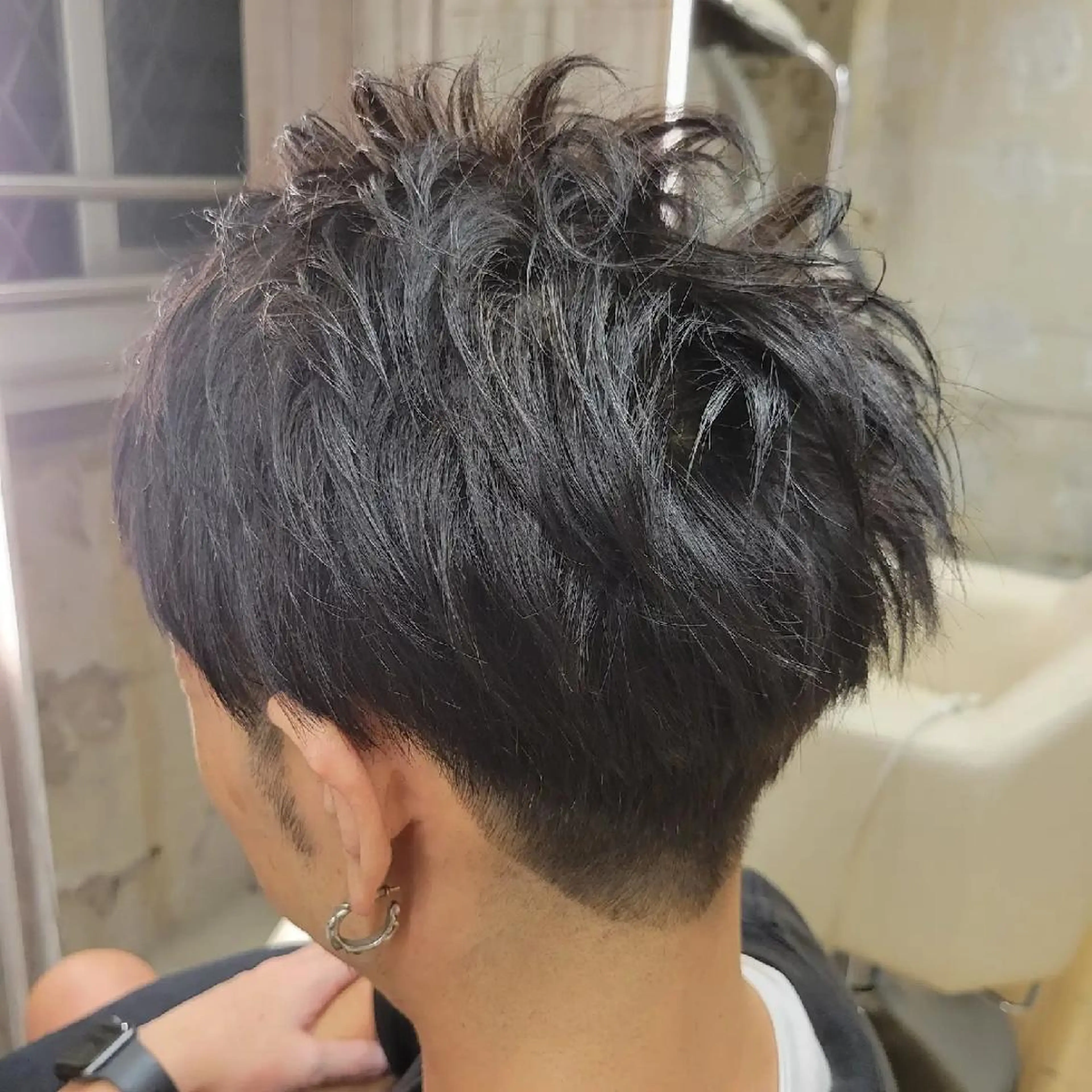 メンズ パーマ メンズパーマ カット Romio所属・💐Romio綱島 　大墨💐のヘアスタイル