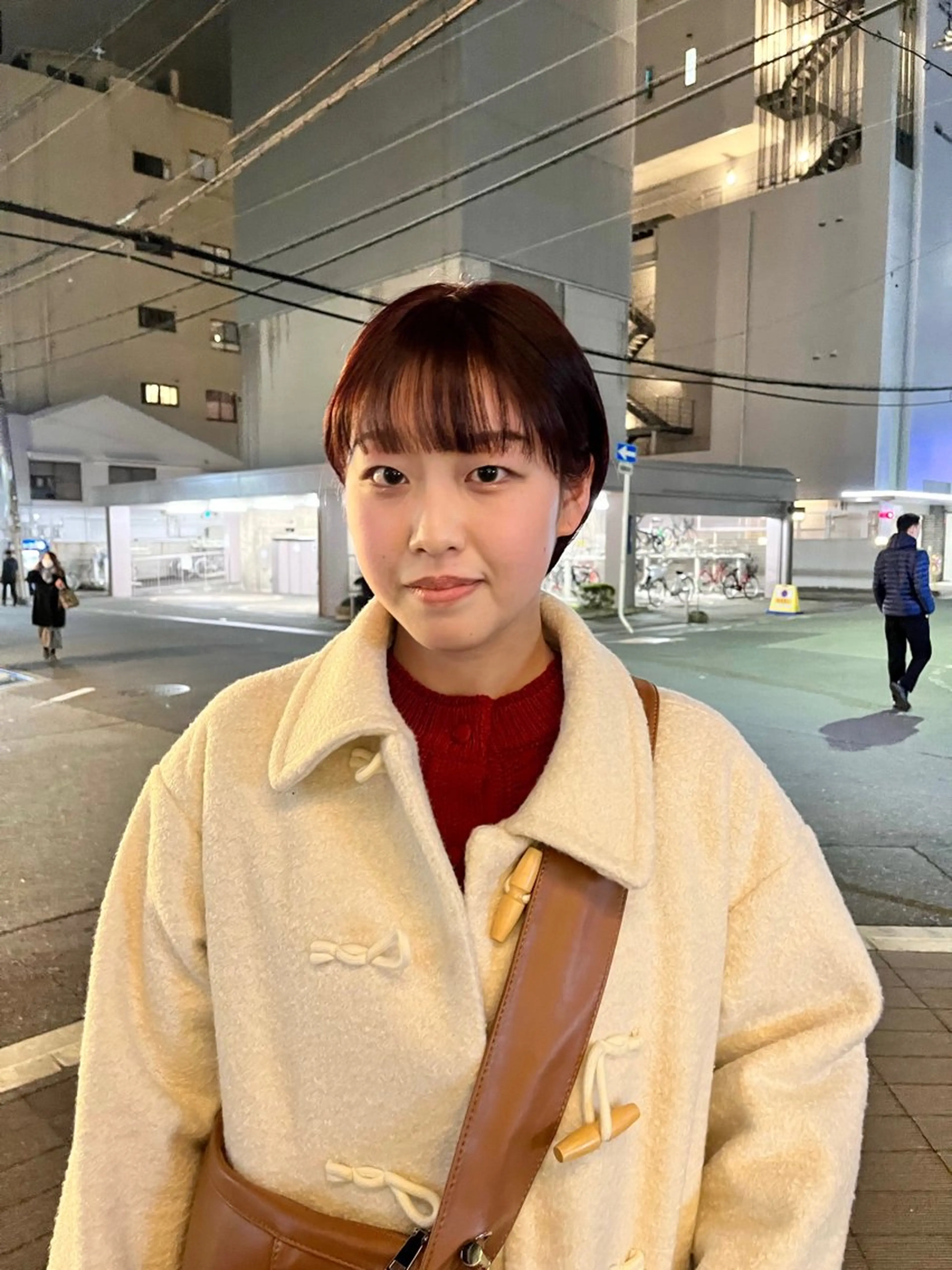 ショート カラー ブラウンカラー レッドカラー レッドブラウン ショートヘア カット ヘアカラー ショート/パーマ/ カラー/FUKOのヘアスタイル