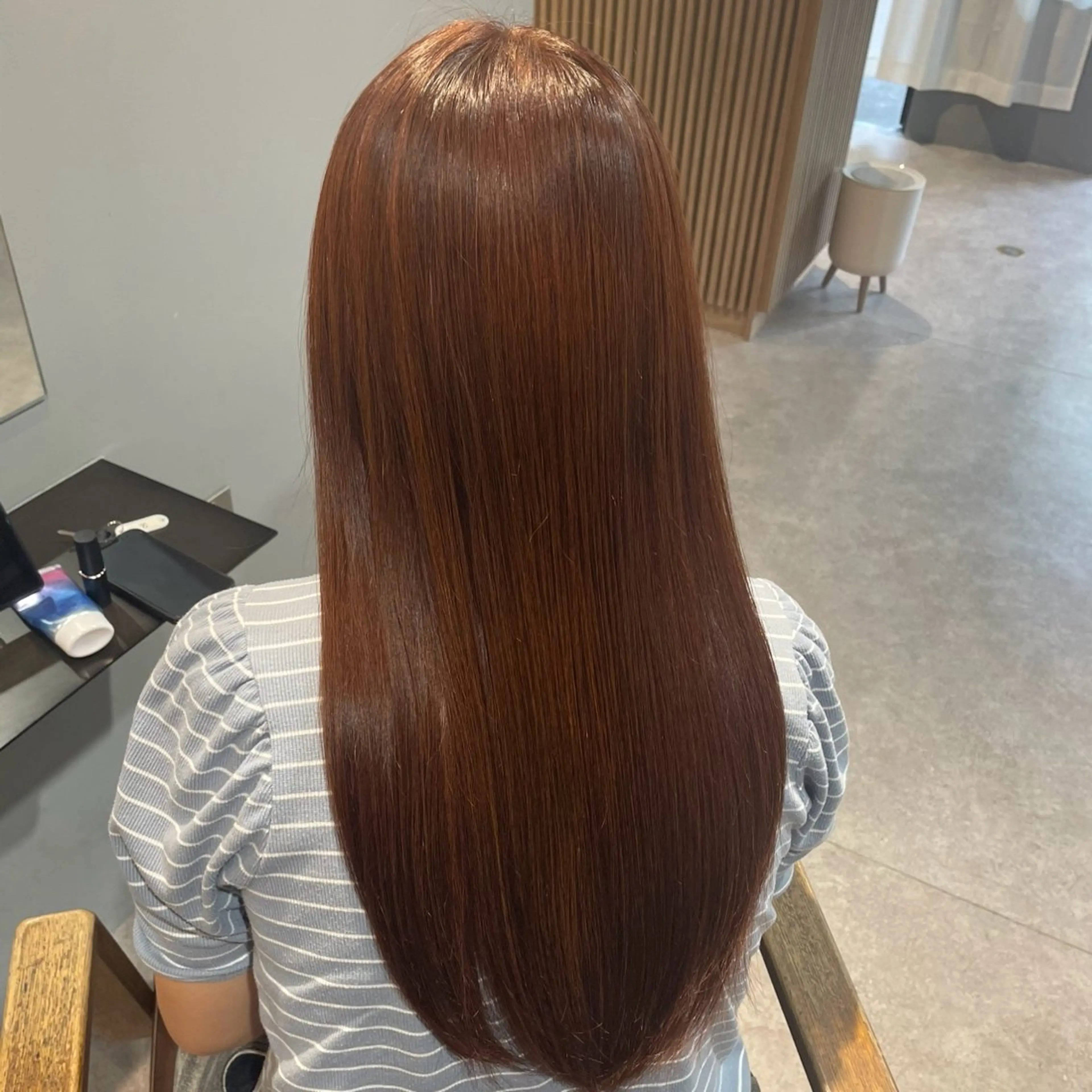 ロング カット ヘアカラー トリートメント Mimi🎀 ブリーチなしＷカラーのヘアスタイル