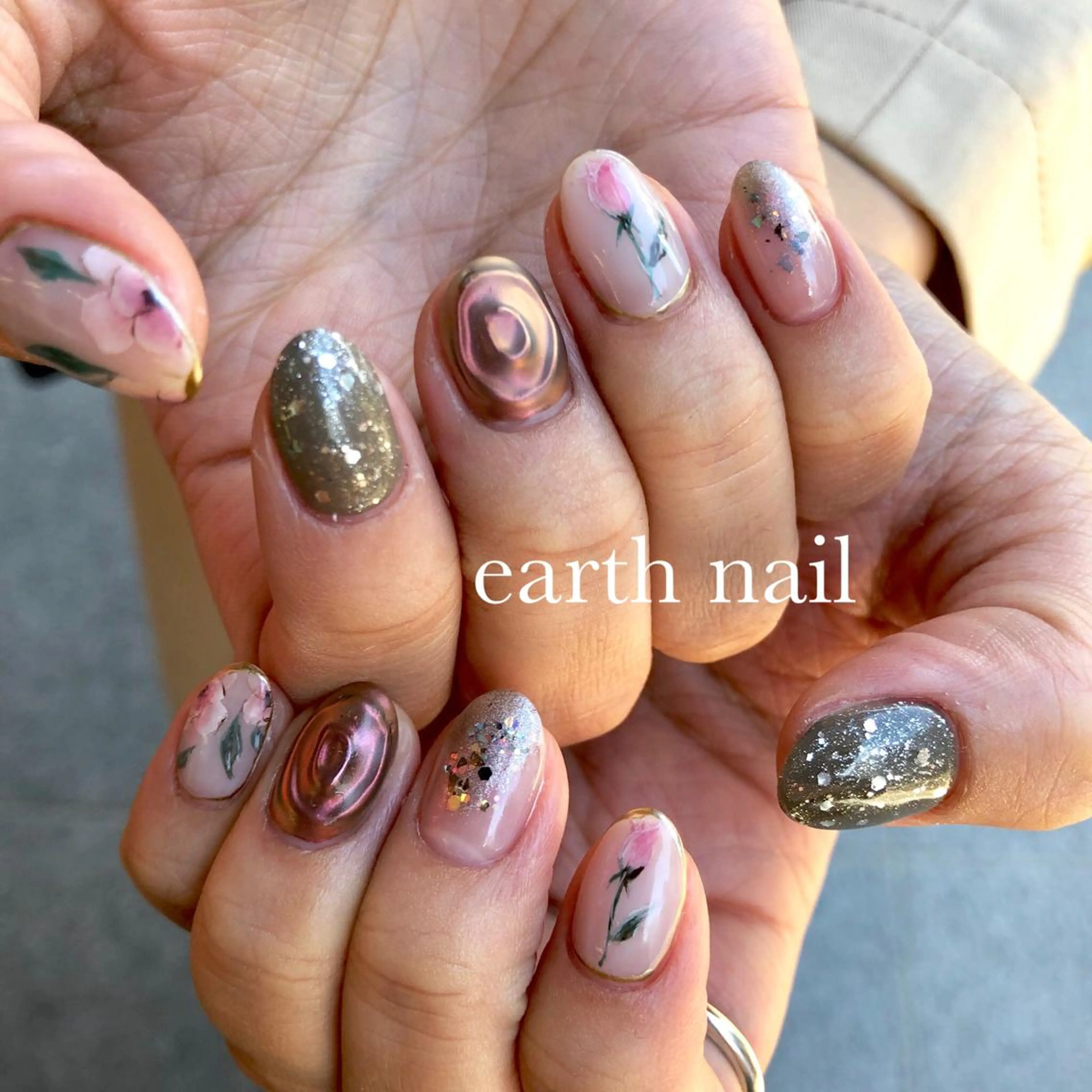 ネイル アートネイル ハンドネイル 🧁🥕 asukaのネイルデザイン