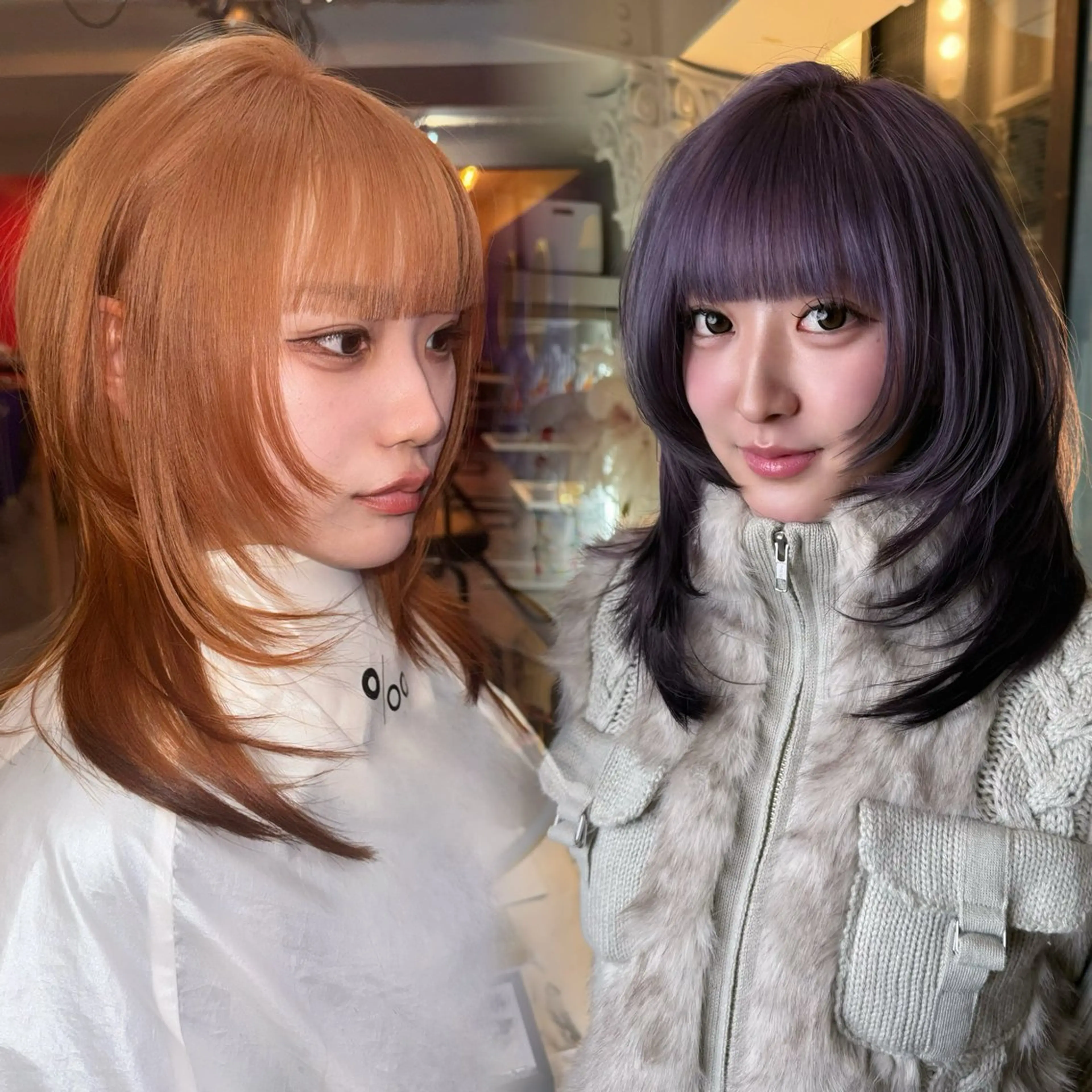 ロング カット ヘアカラー トリートメント ヘッドスパ ヘアセット HARUNA/原宿/ デザイン/ハイトーンのヘアスタイル