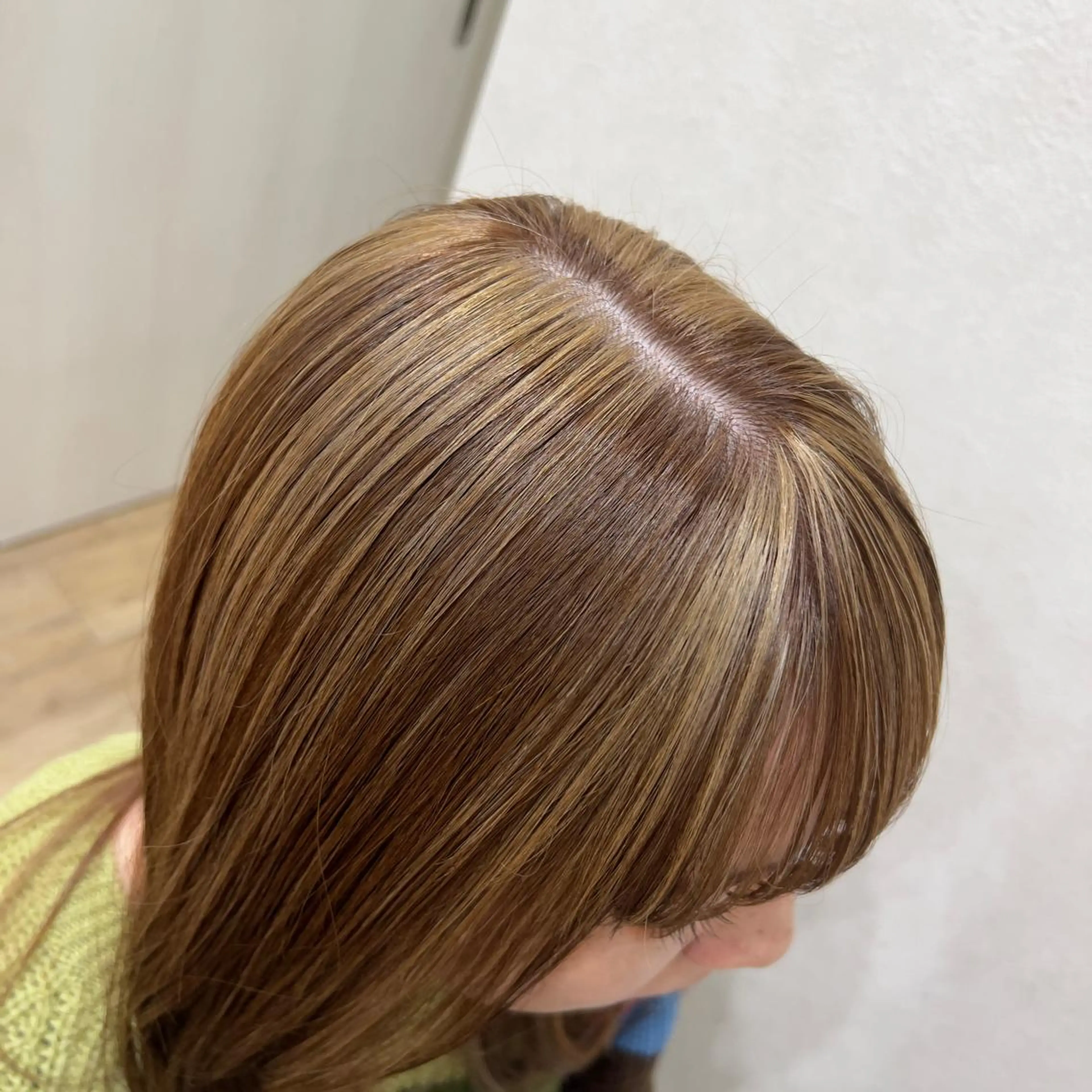 セミロング カラー ハイライトカラー ハイライト 🍇おぐら めぐみ🍇のヘアスタイル