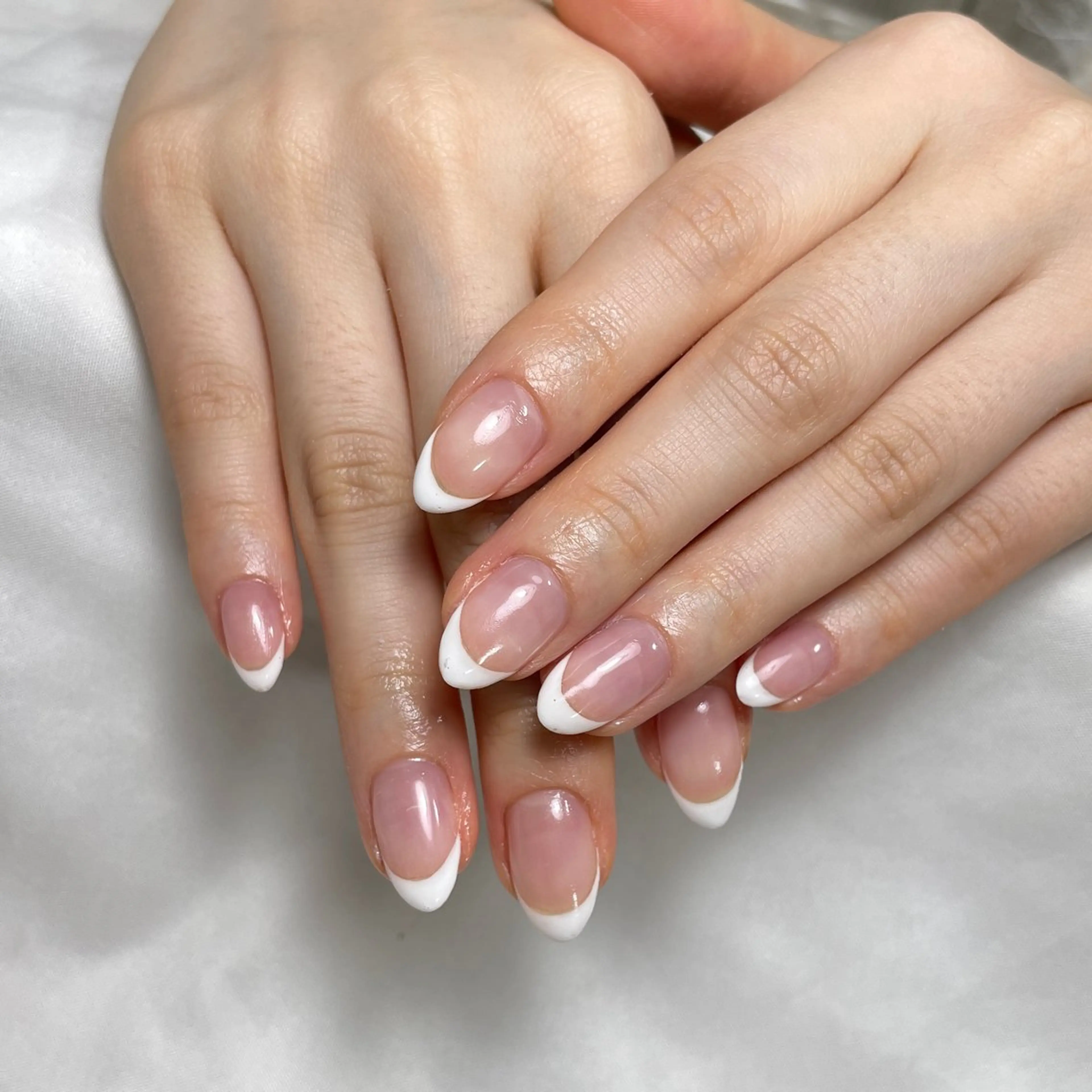 ネイル アートネイル フレンチネイル ジェルネイル グラデーション 韓国ネイル ハンドネイル 久保田 マリコのネイルデザイン