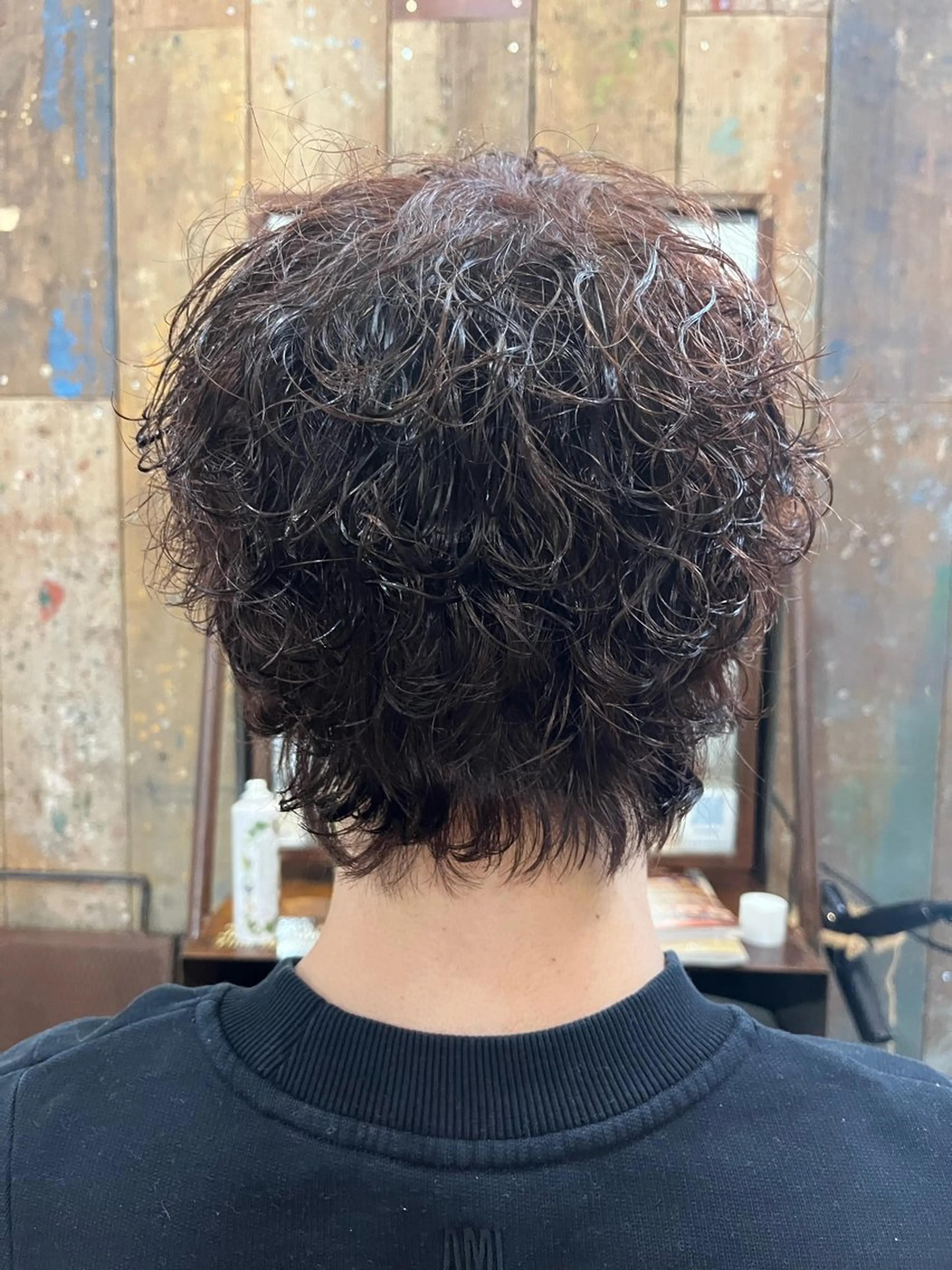 パーマ メンズ カット パーマ 加納 麻雄のヘアスタイル