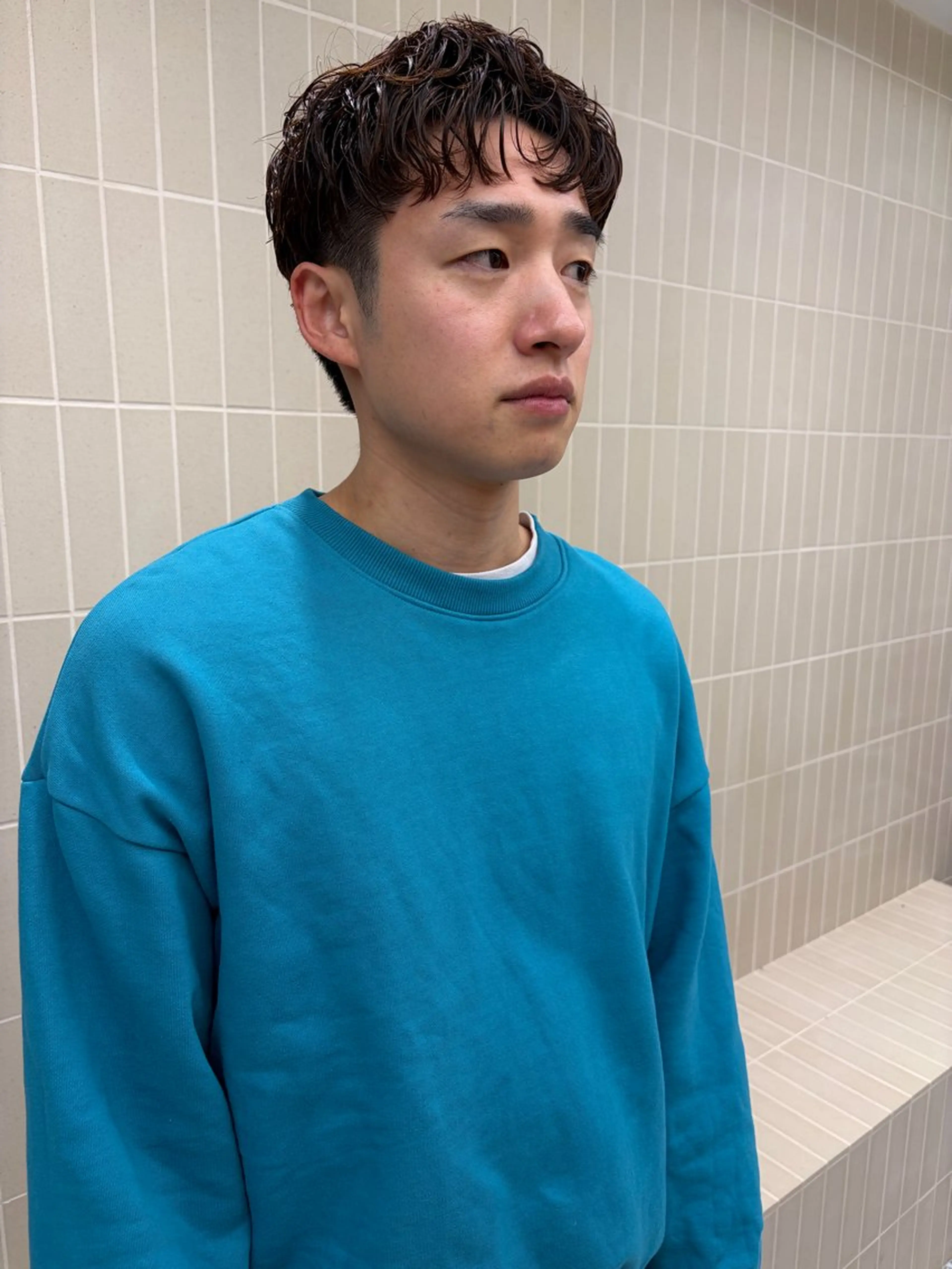 ショート パーマ メンズ メンズパーマ くせ毛 カット パーマ 💈メンズパーマ& カット💈小林真也のヘアスタイル